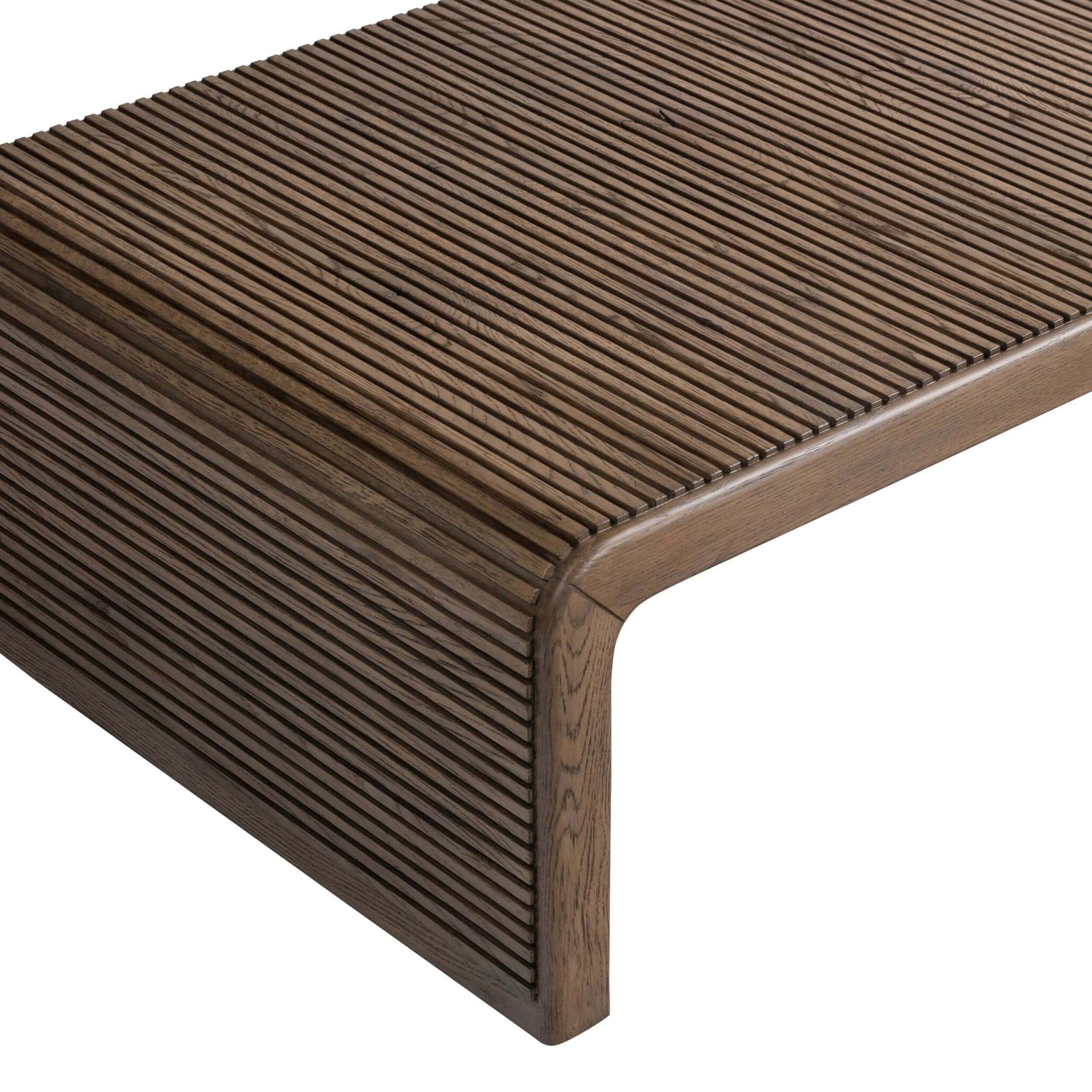 Leo Coffee Table, Rustic Grey by Four Hands - Image 4
