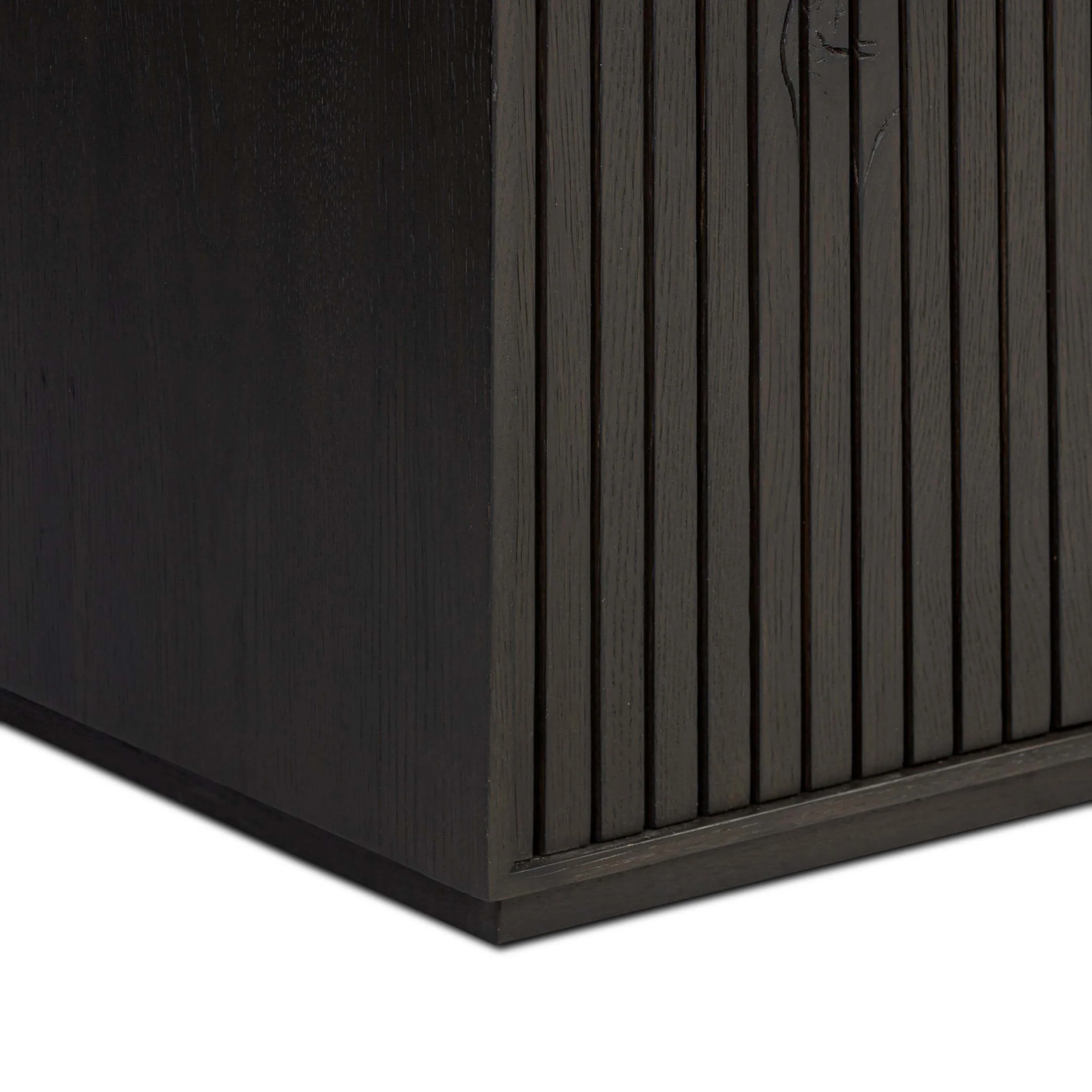 Leo Media Console, Smoked Black by Four Hands - Image 5