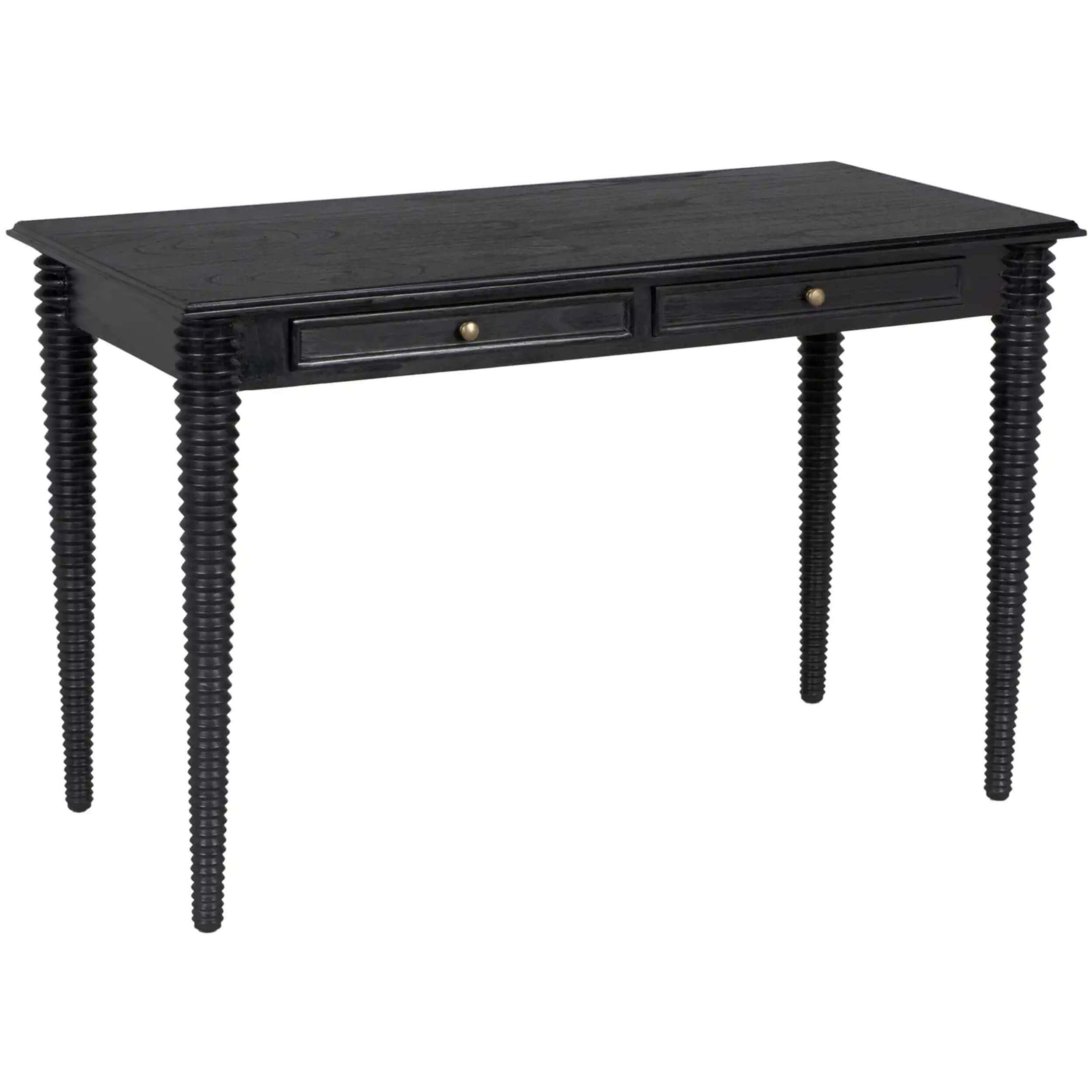 Leonardo Desk, Charcoal Black