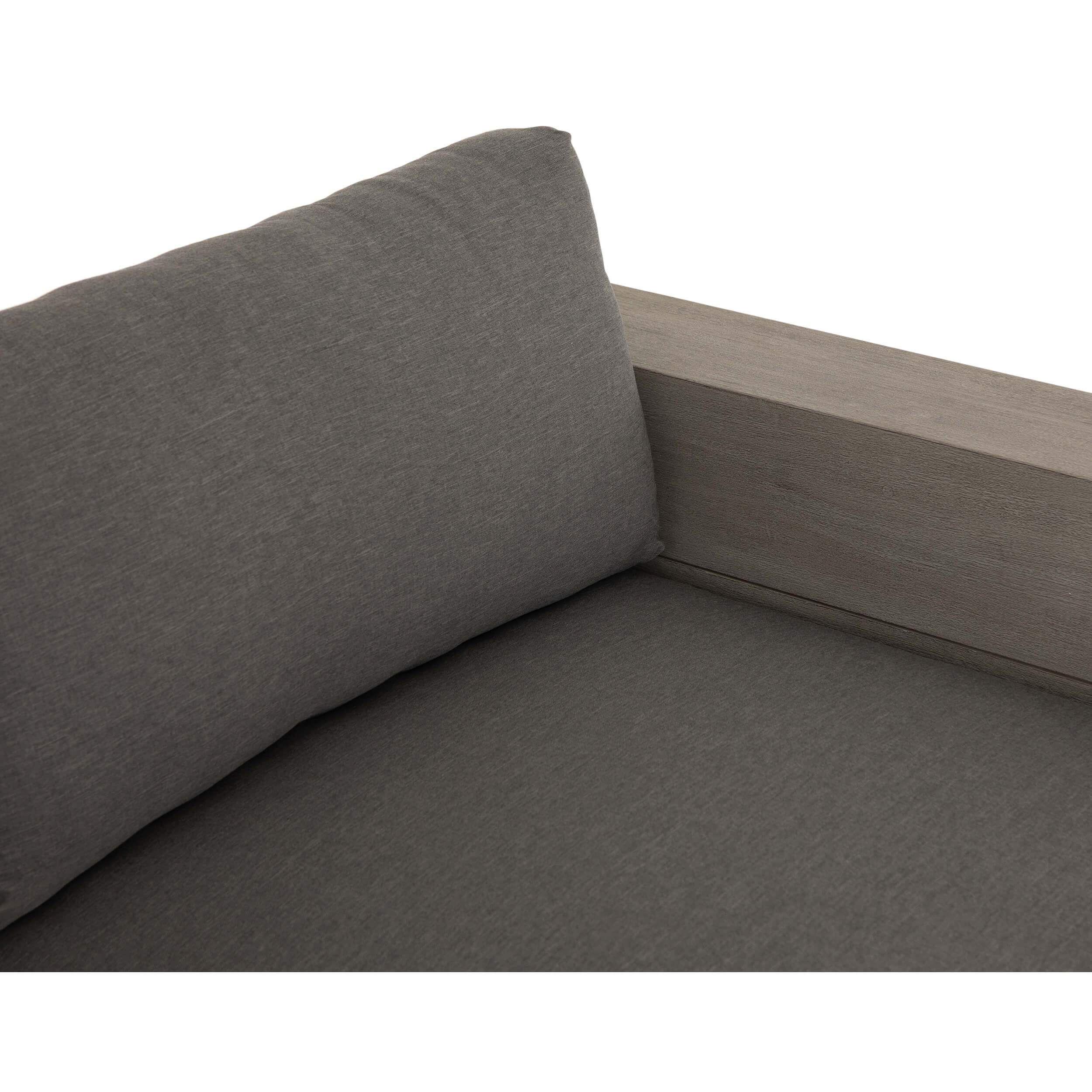 Leroy Outdoor Sofa, Charcoal by Four Hands - Image 7
