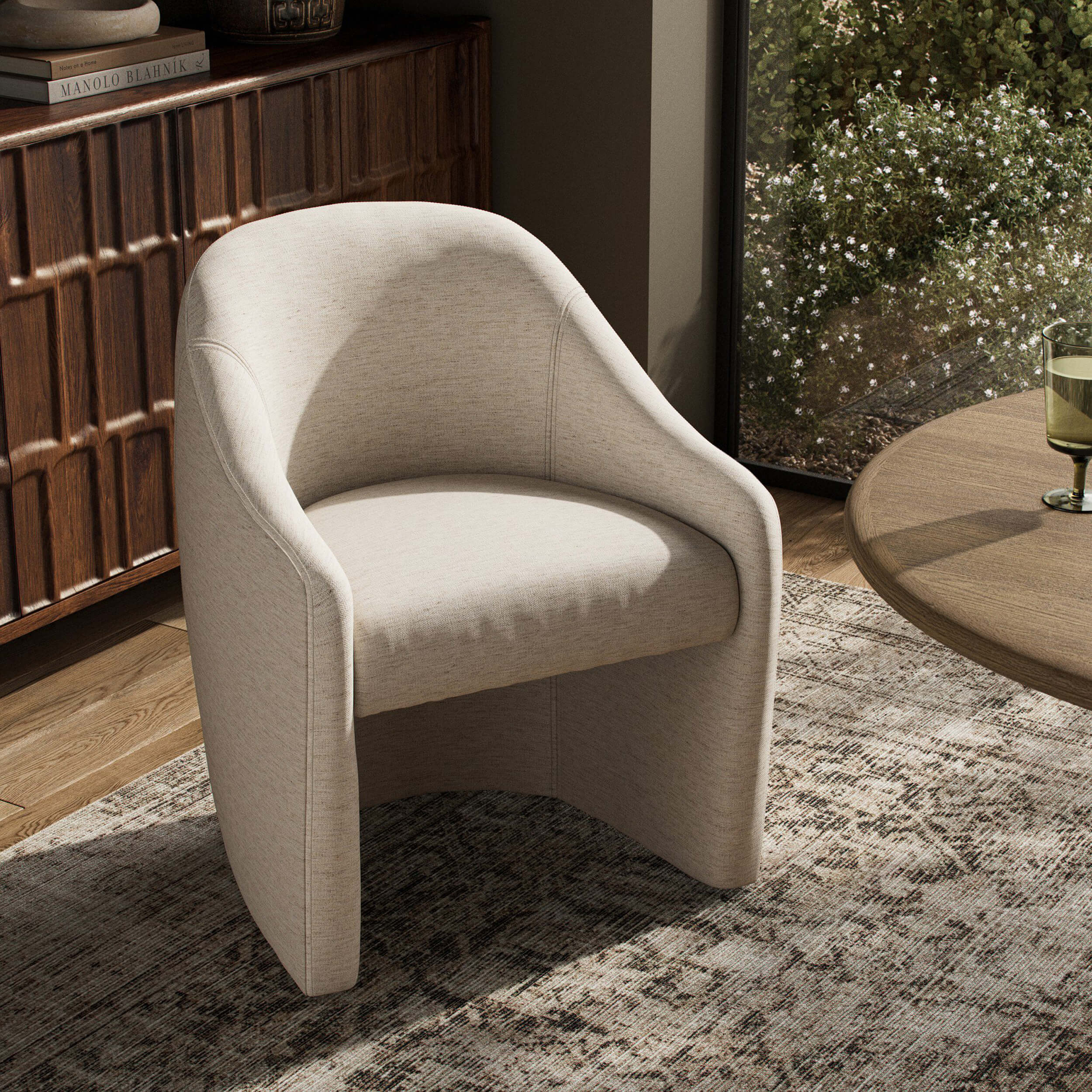 Levi Dining Chair, Nomad Snow, Set of 2 by Four Hands - Image 6