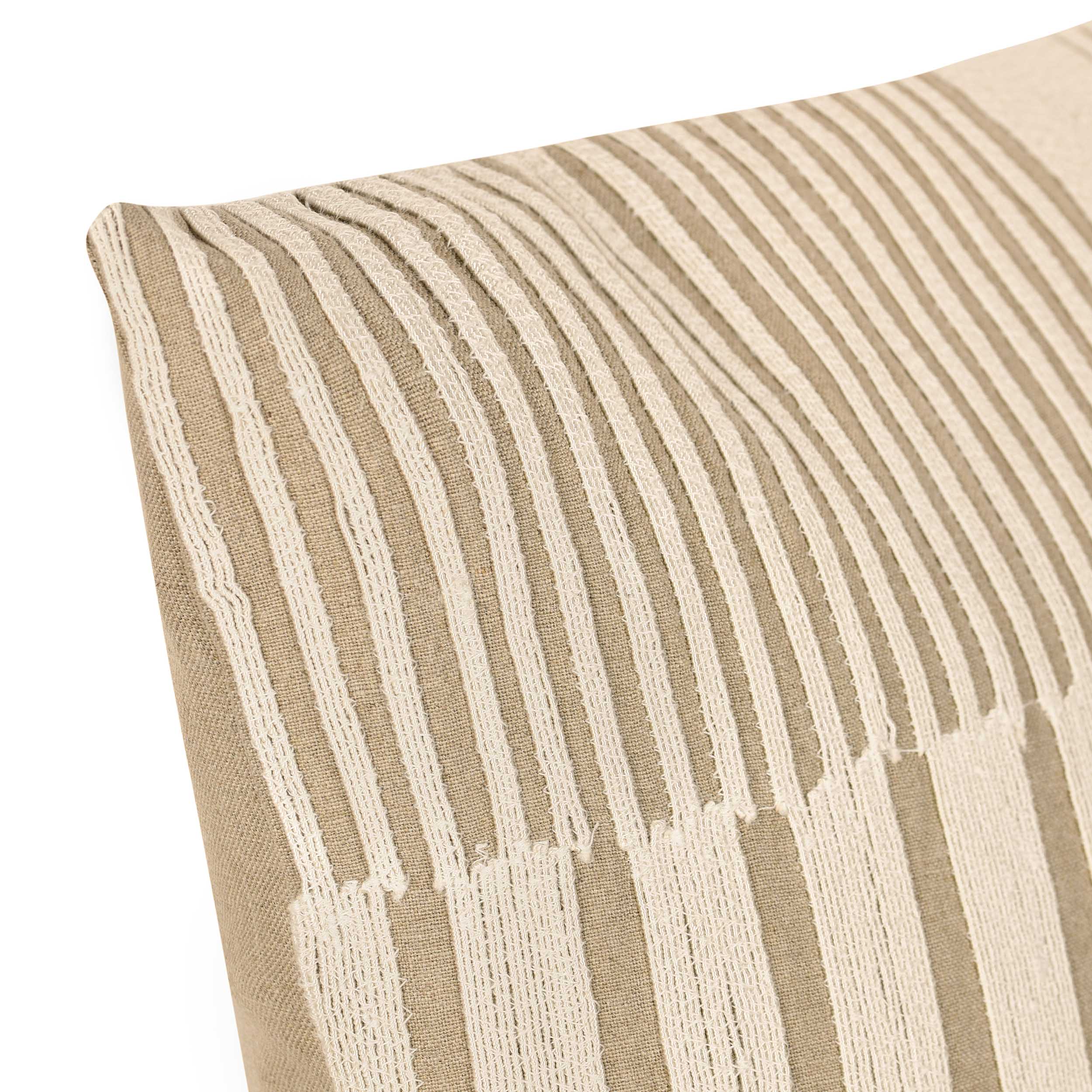 Levi Pillow, Ivory/Natural - Image 4