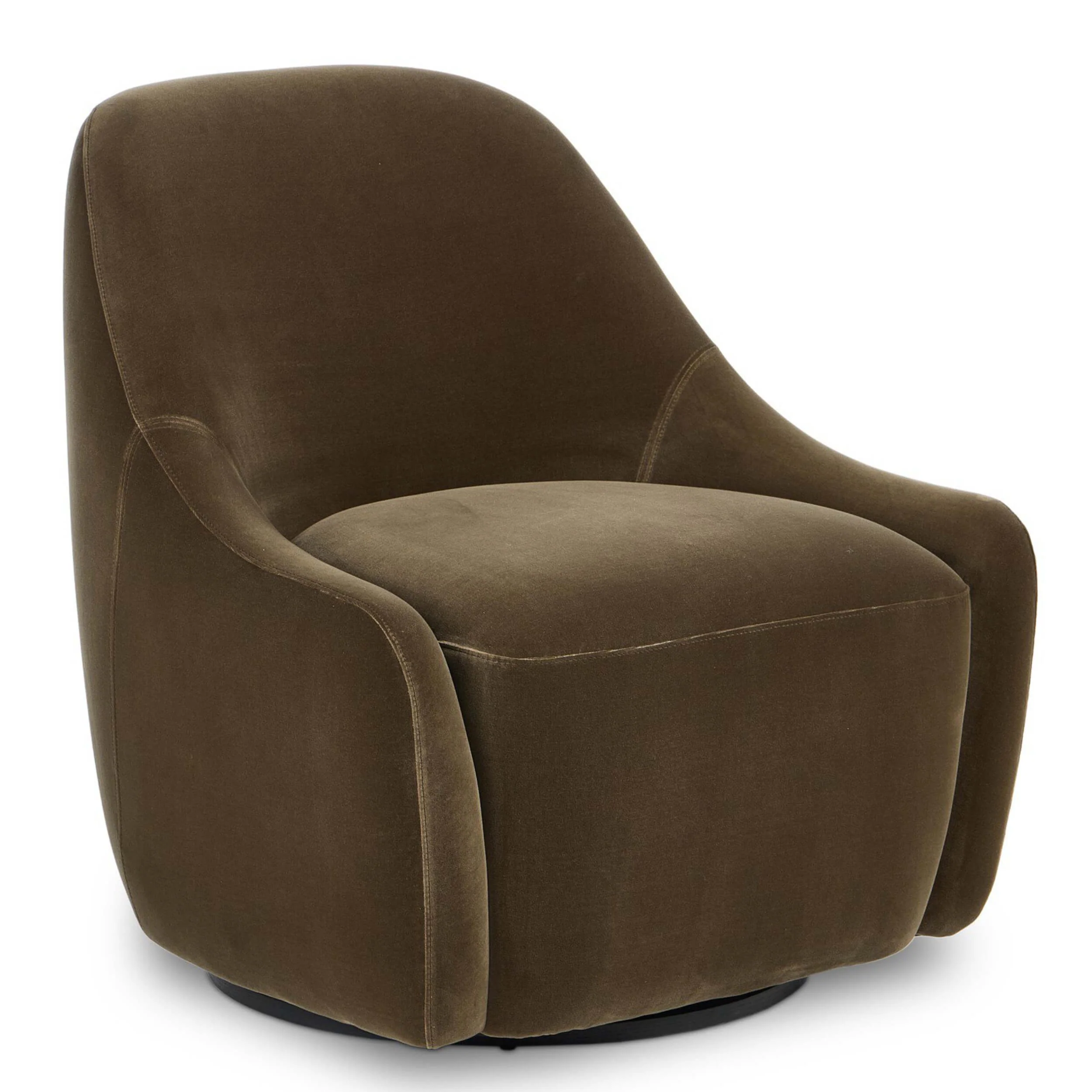 Levi Swivel Chair, Surrey Olive by Four Hands