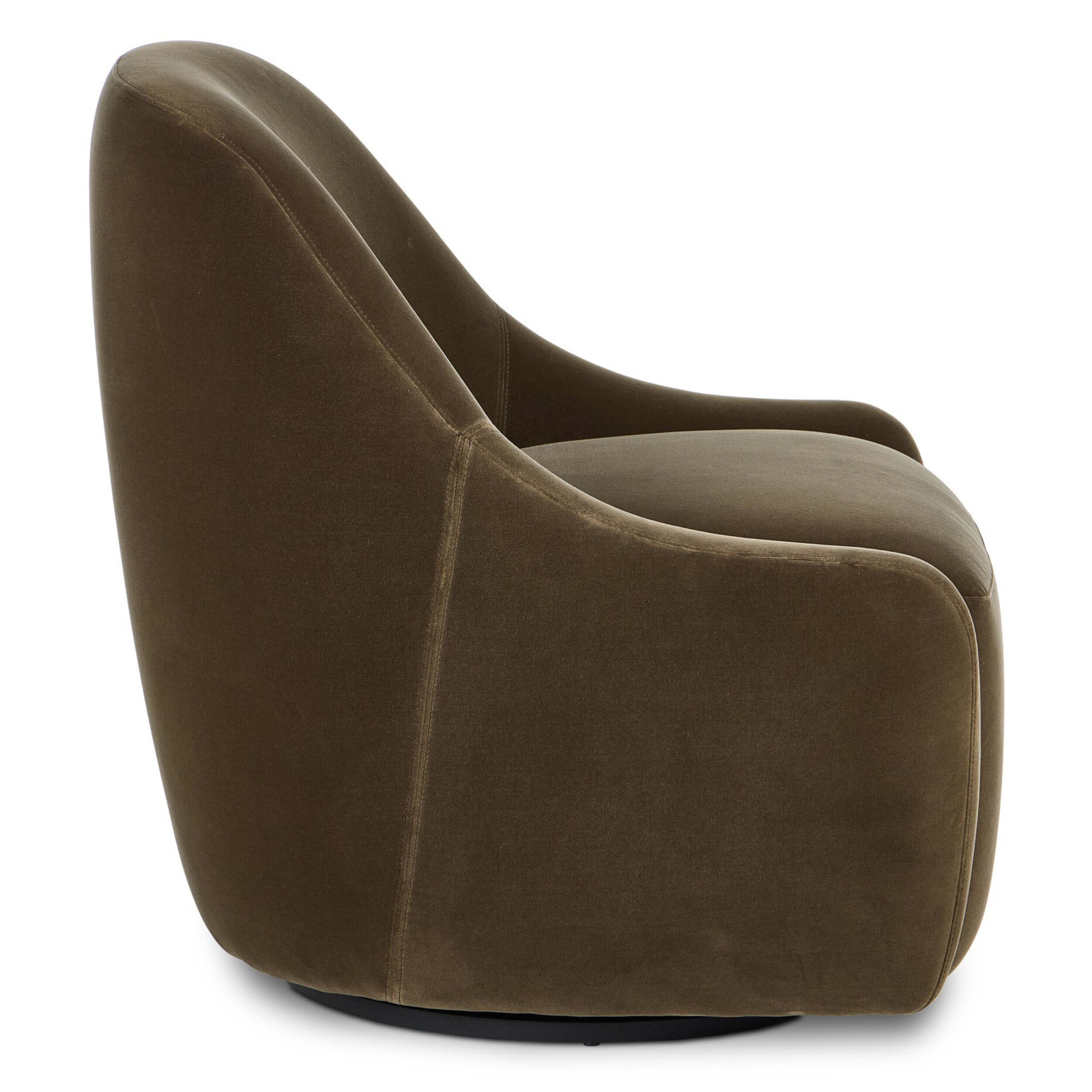 Levi Swivel Chair, Surrey Olive by Four Hands - Image 3