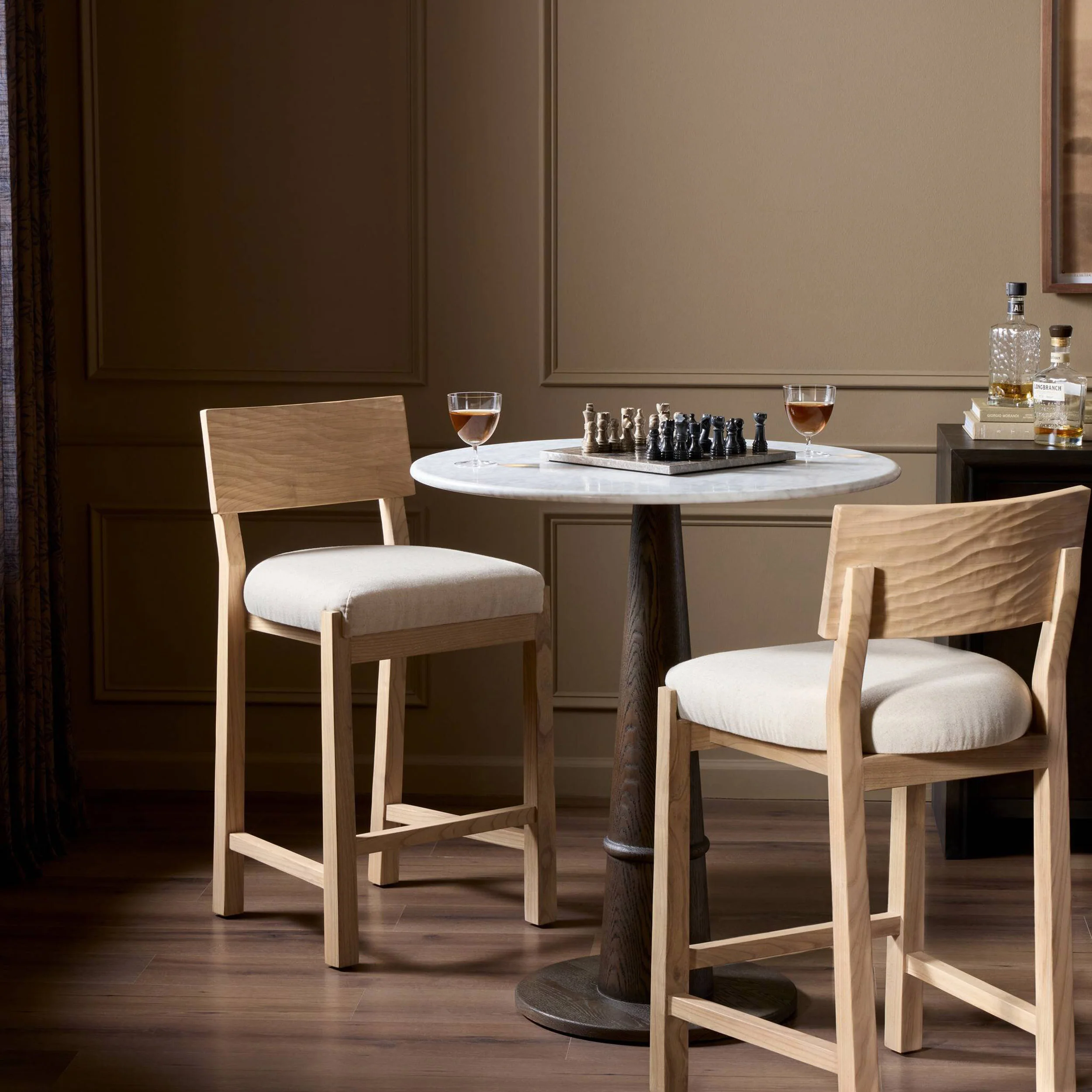 Lewiston Counter Stool, Lynchart Sand by Four hands - Image 7
