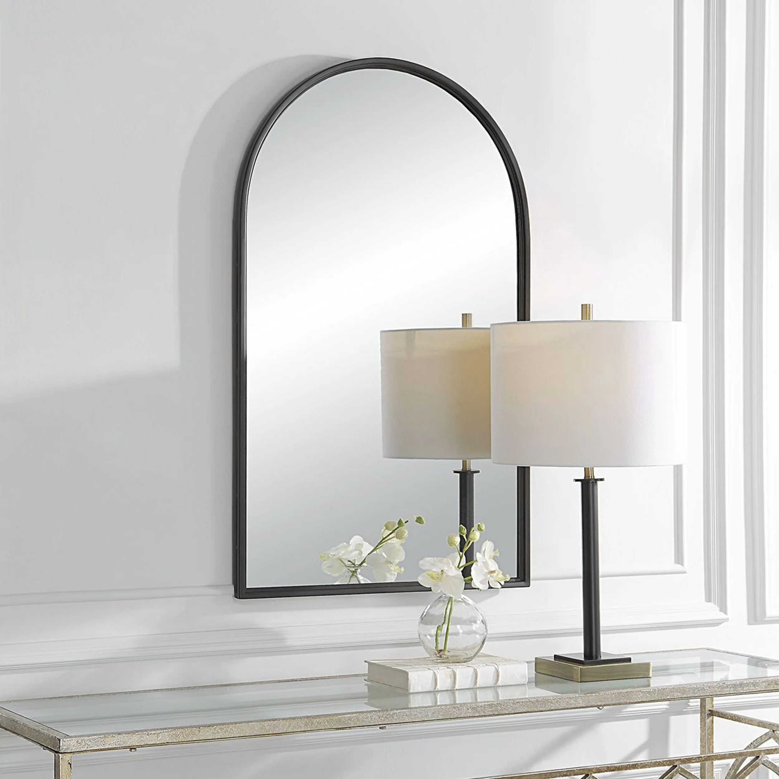 Liana Mirror, Black - Image 4