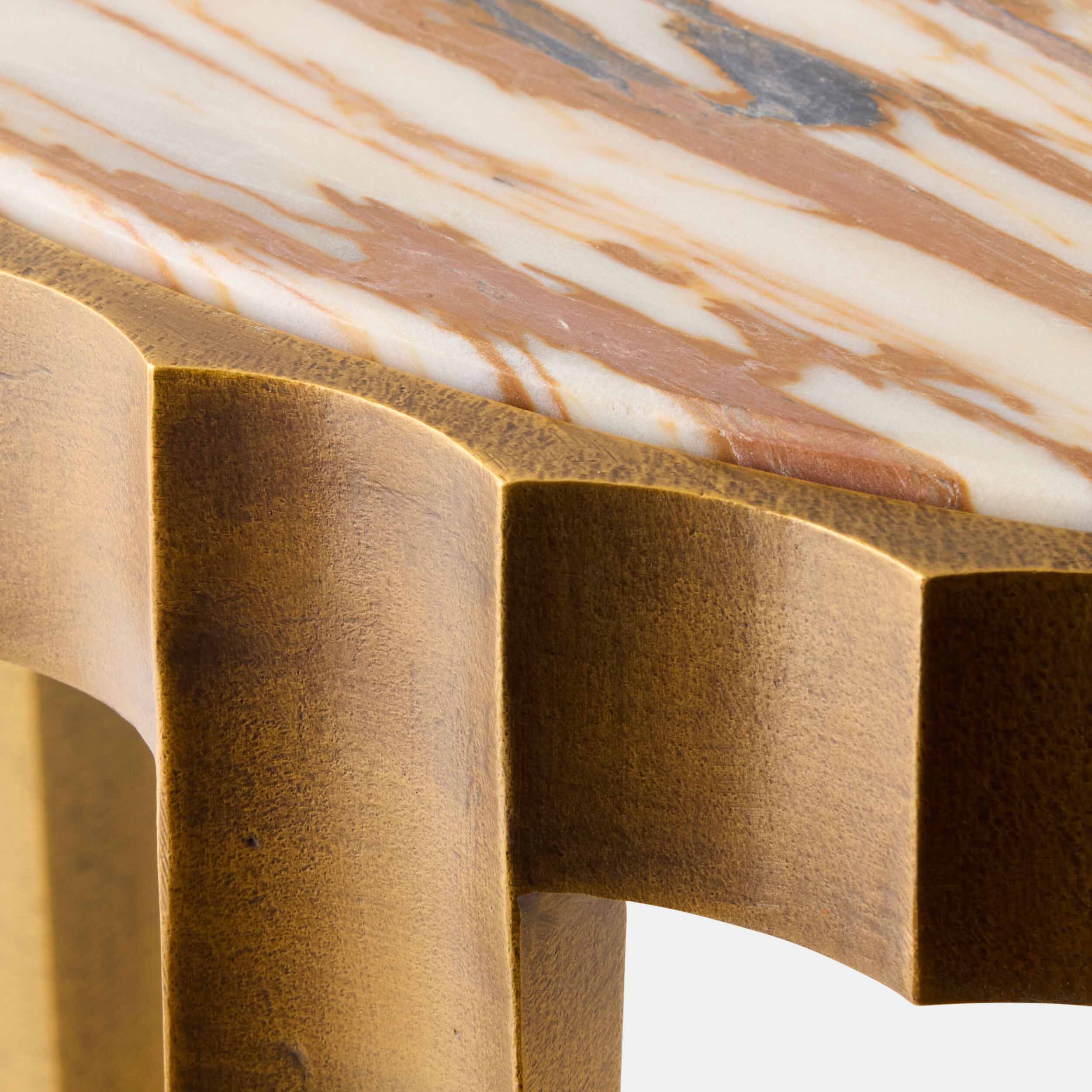 Liberty Side Table, Gold - Image 3
