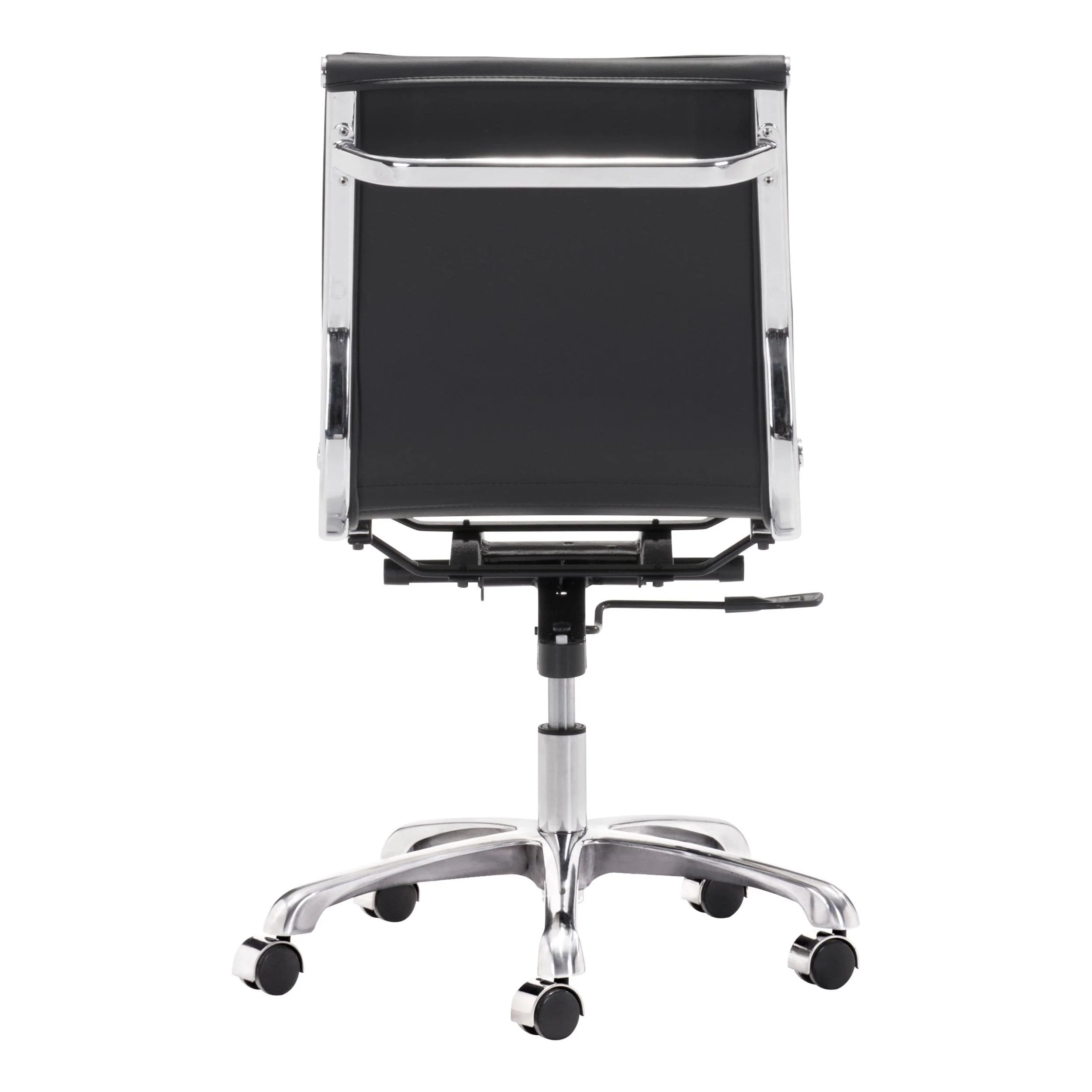 Lider Plus Armless Office Chair, Black - Image 4