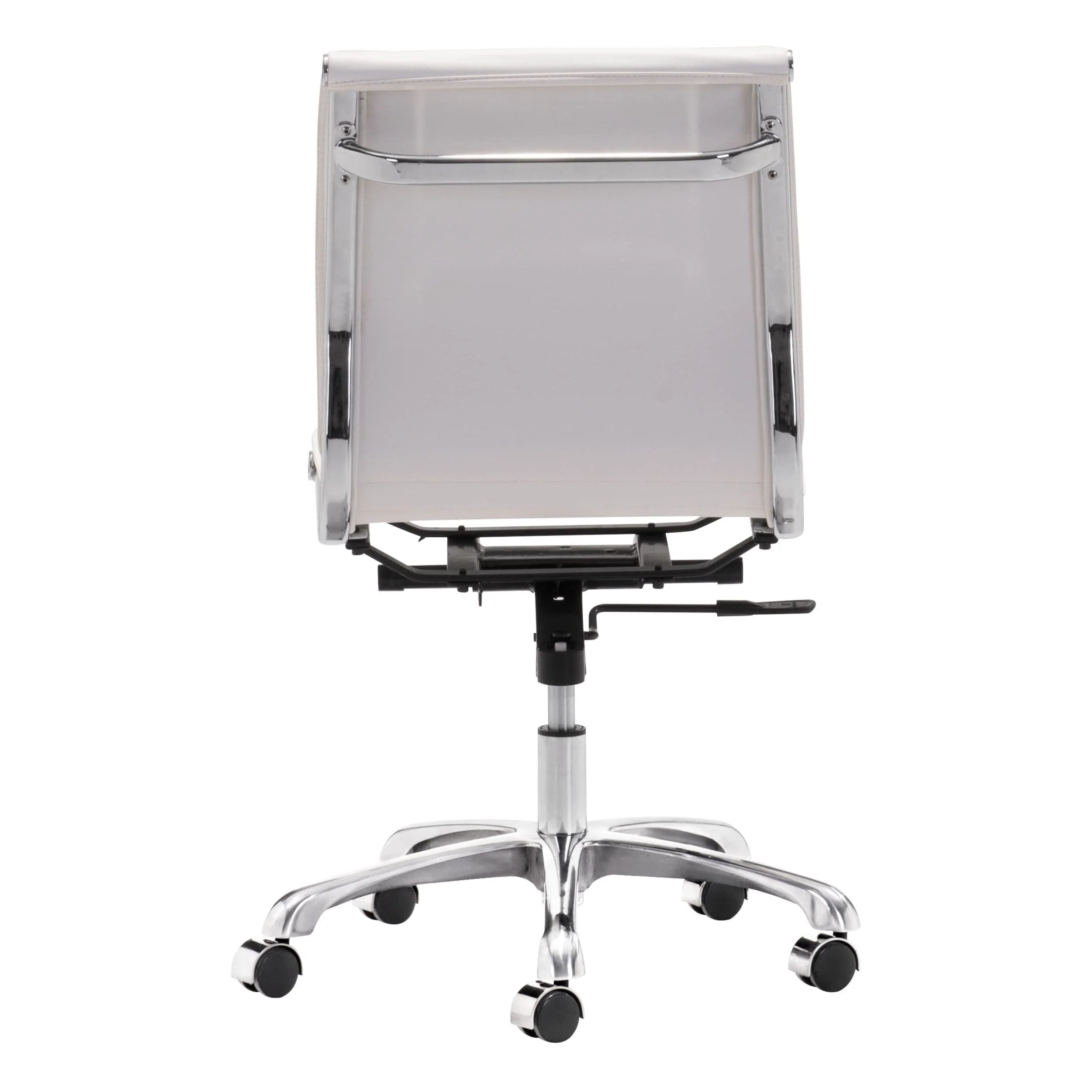 Lider Plus Armless Office Chair White - Image 4