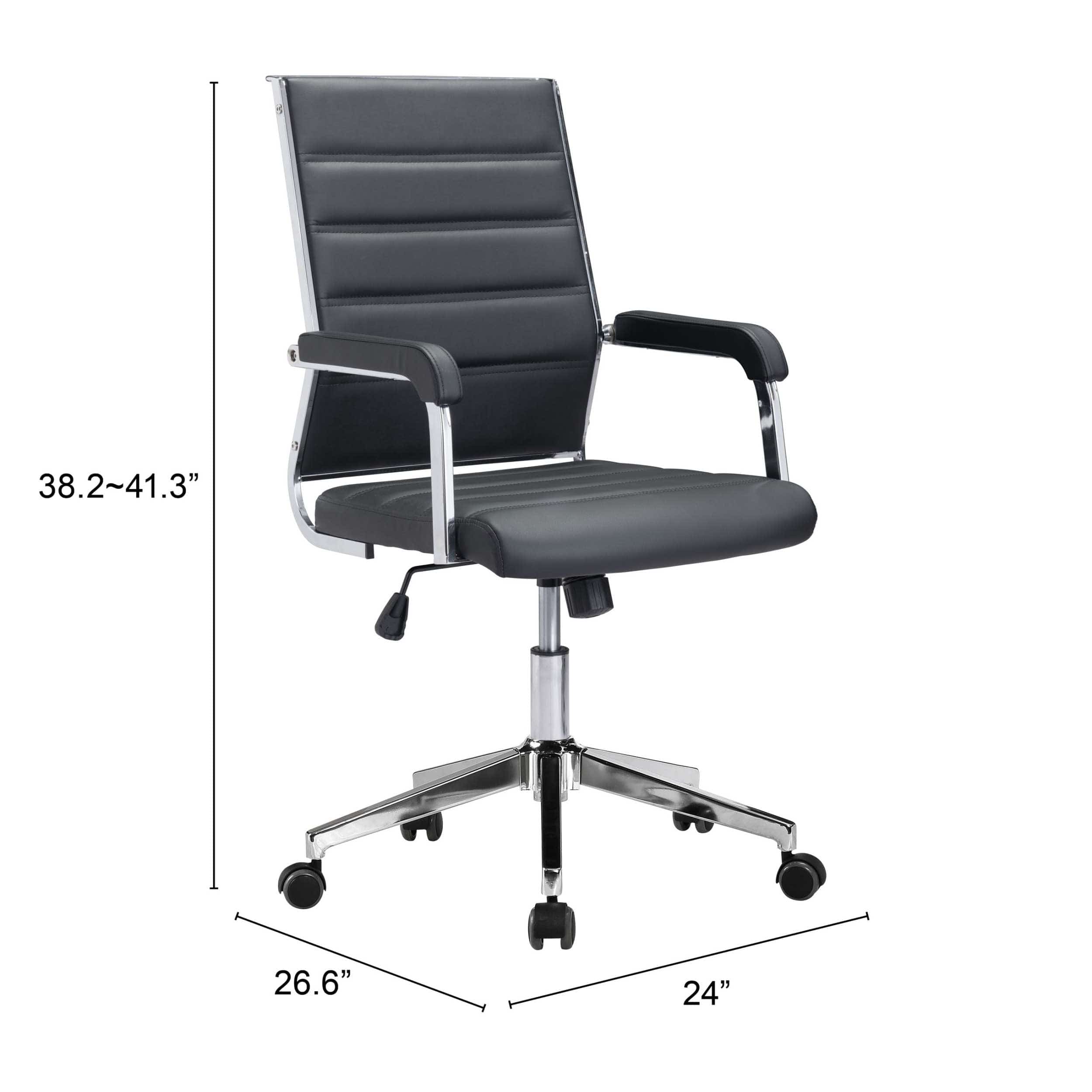 Liderato Office Chair, Black - Image 5