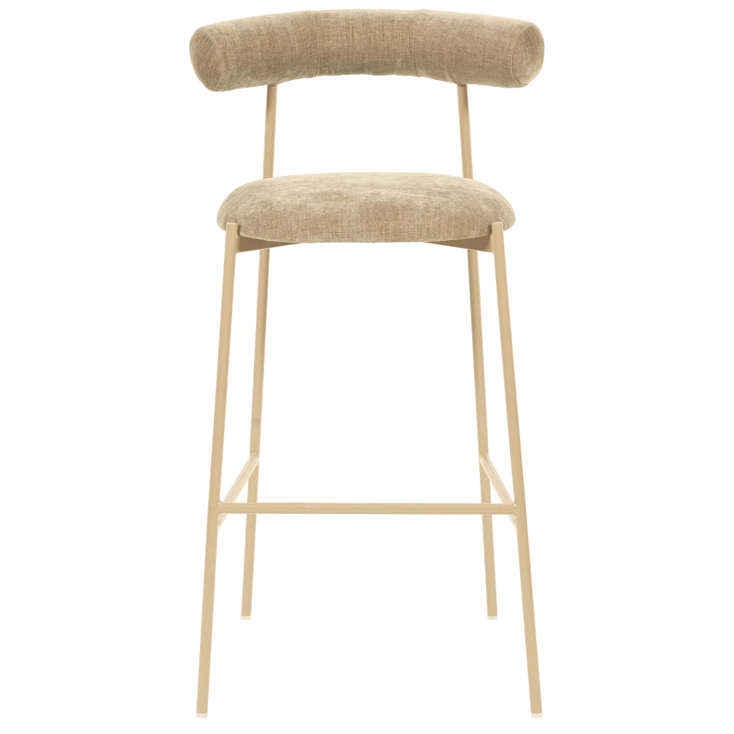 Liliana Bar Stool, Taupe - Image 2