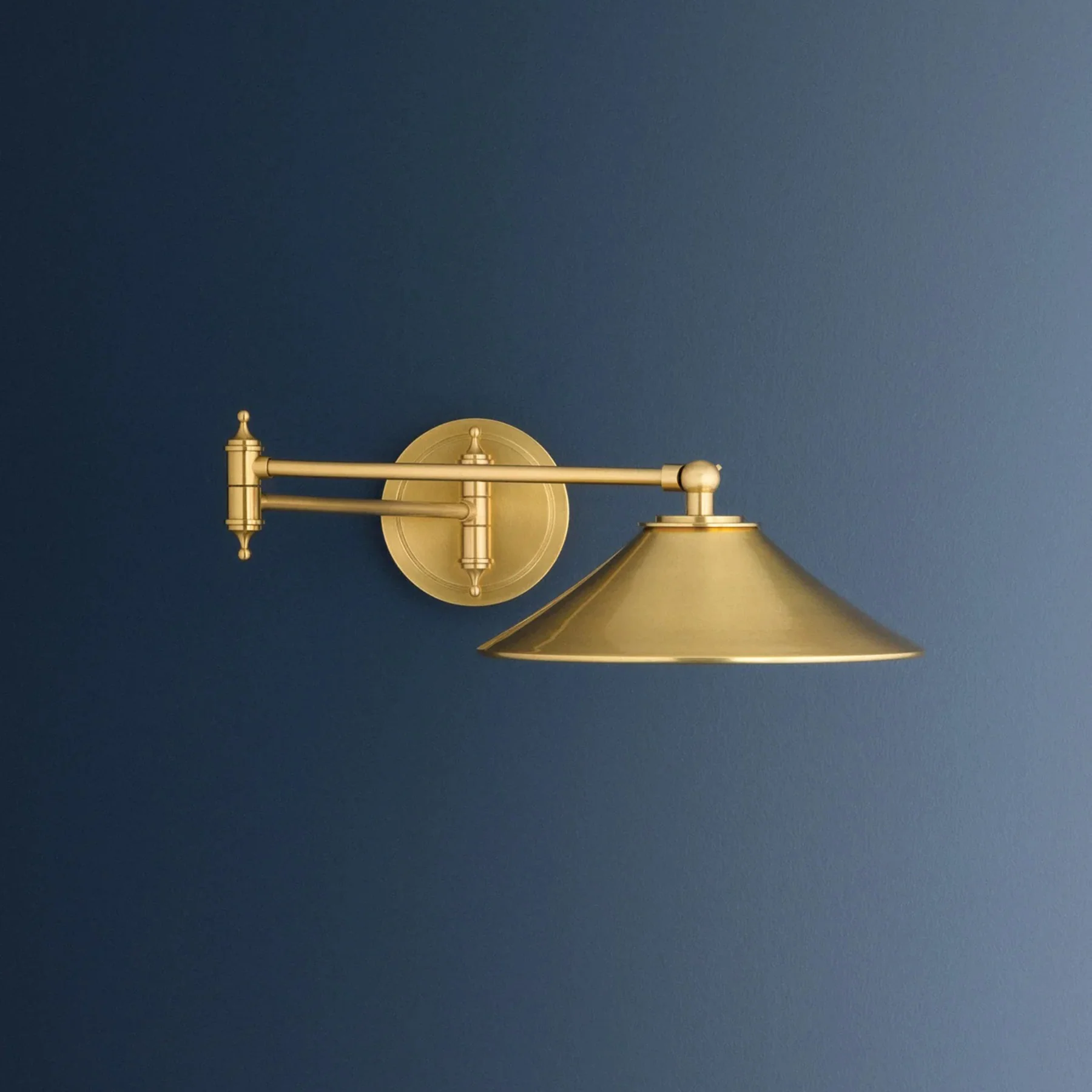 Lithgow Wall Sconce, Aged Brass - Image 3