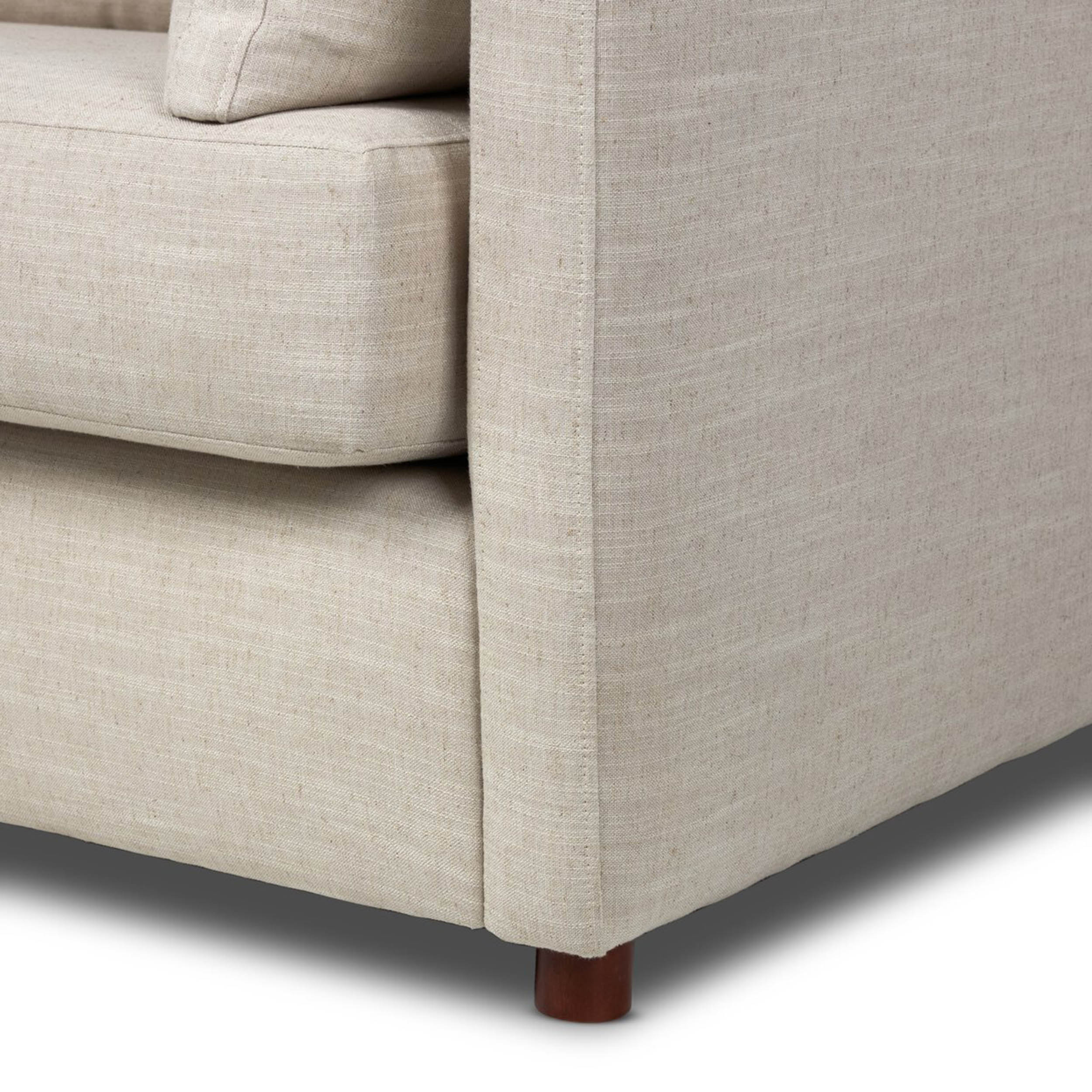 Lincoln Sofa, Savoy Parchment by Four Hands - Image 4