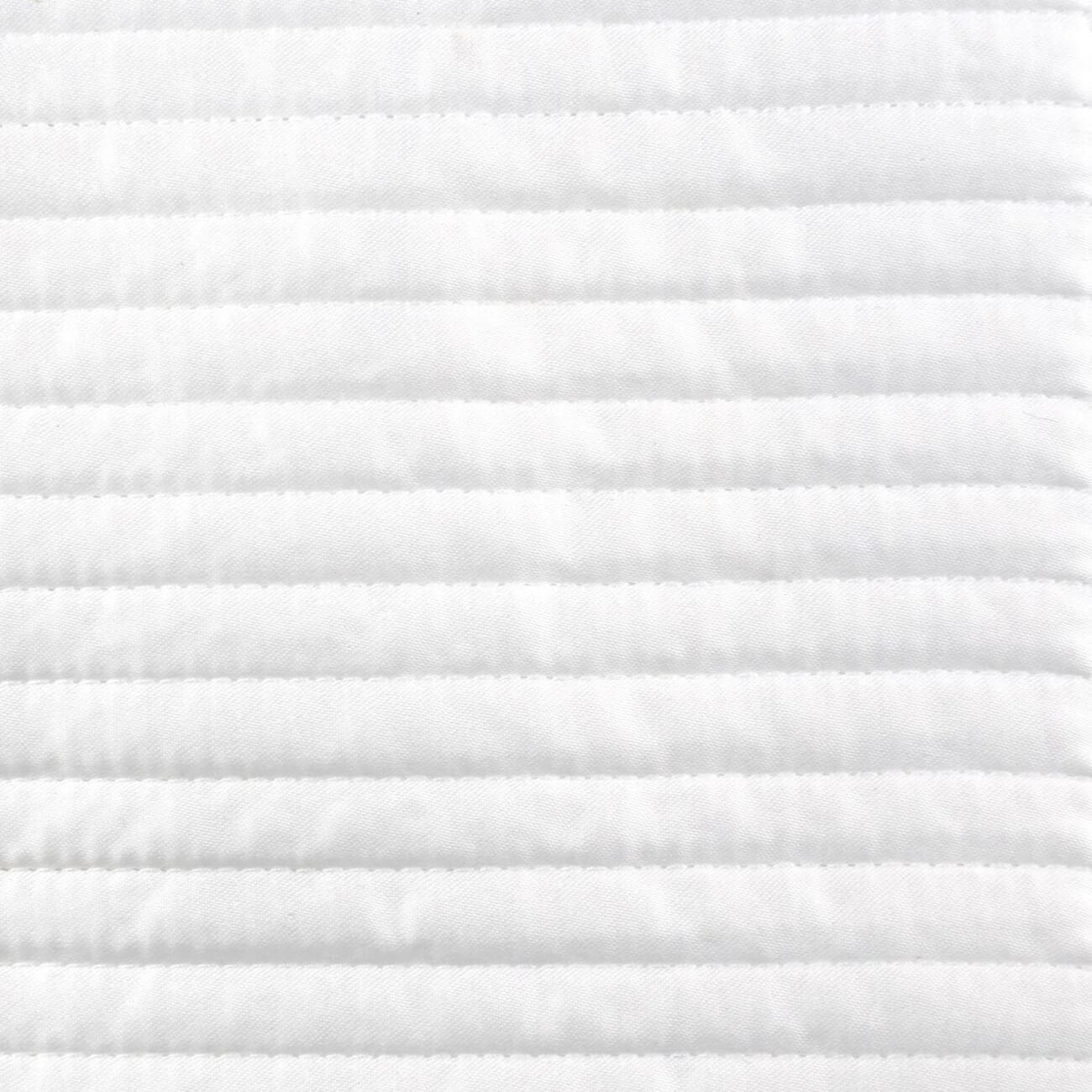 Linea Coverlet Set, White - Image 3