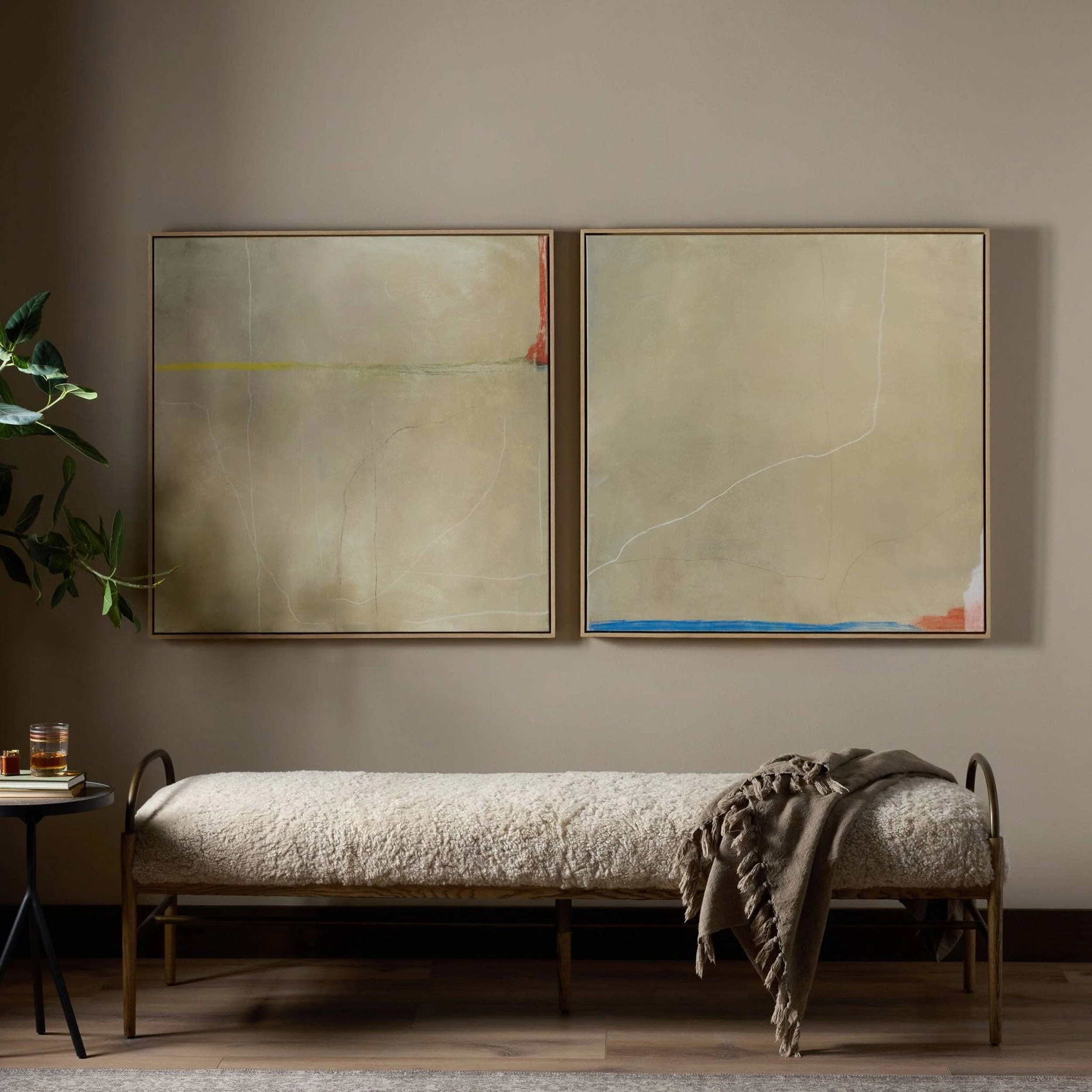 Lines Diptych by Lauren Fuhr by Four Hands - Image 5