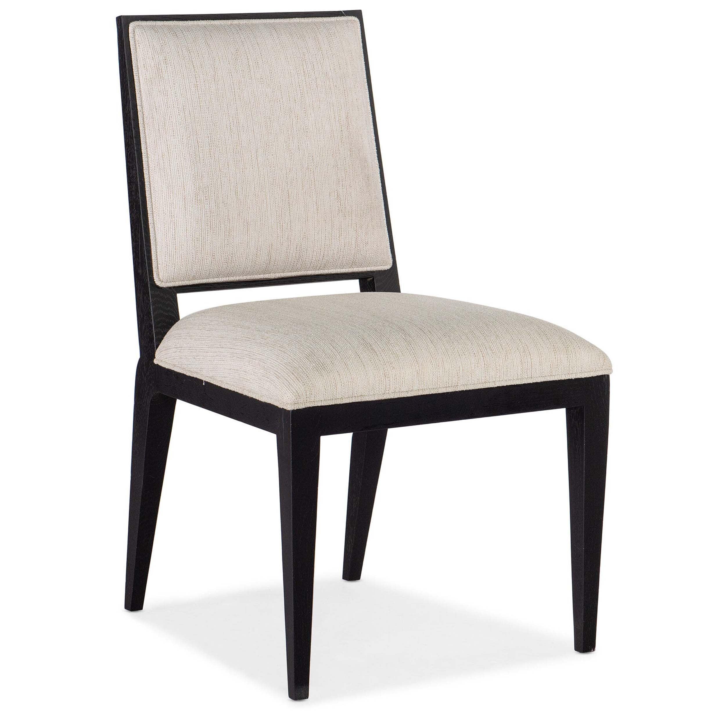 Linn Cove Side Chair, Charred Black, Set of 2