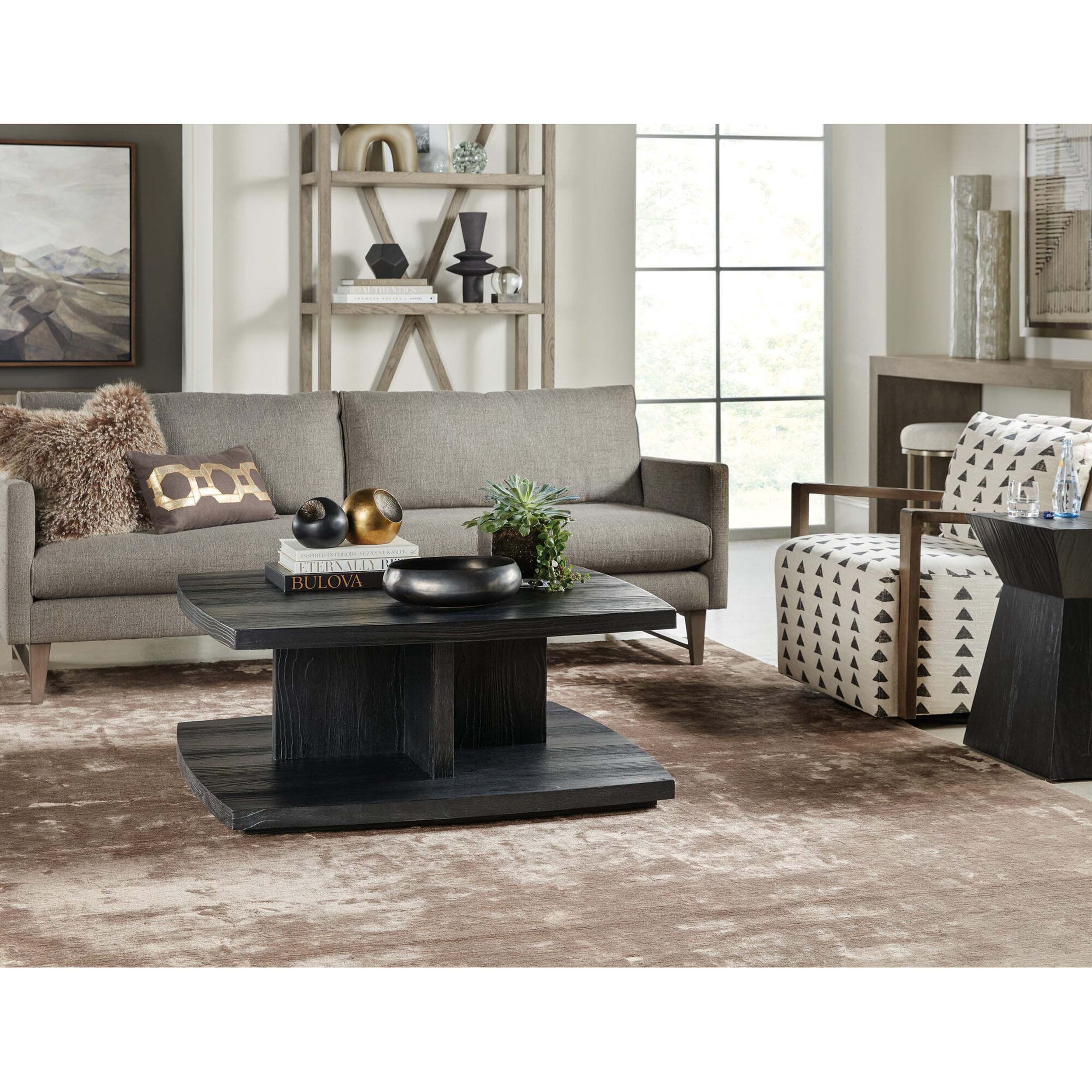 Linville Falls Shou Sugi Ban End Table, Black - Image 4