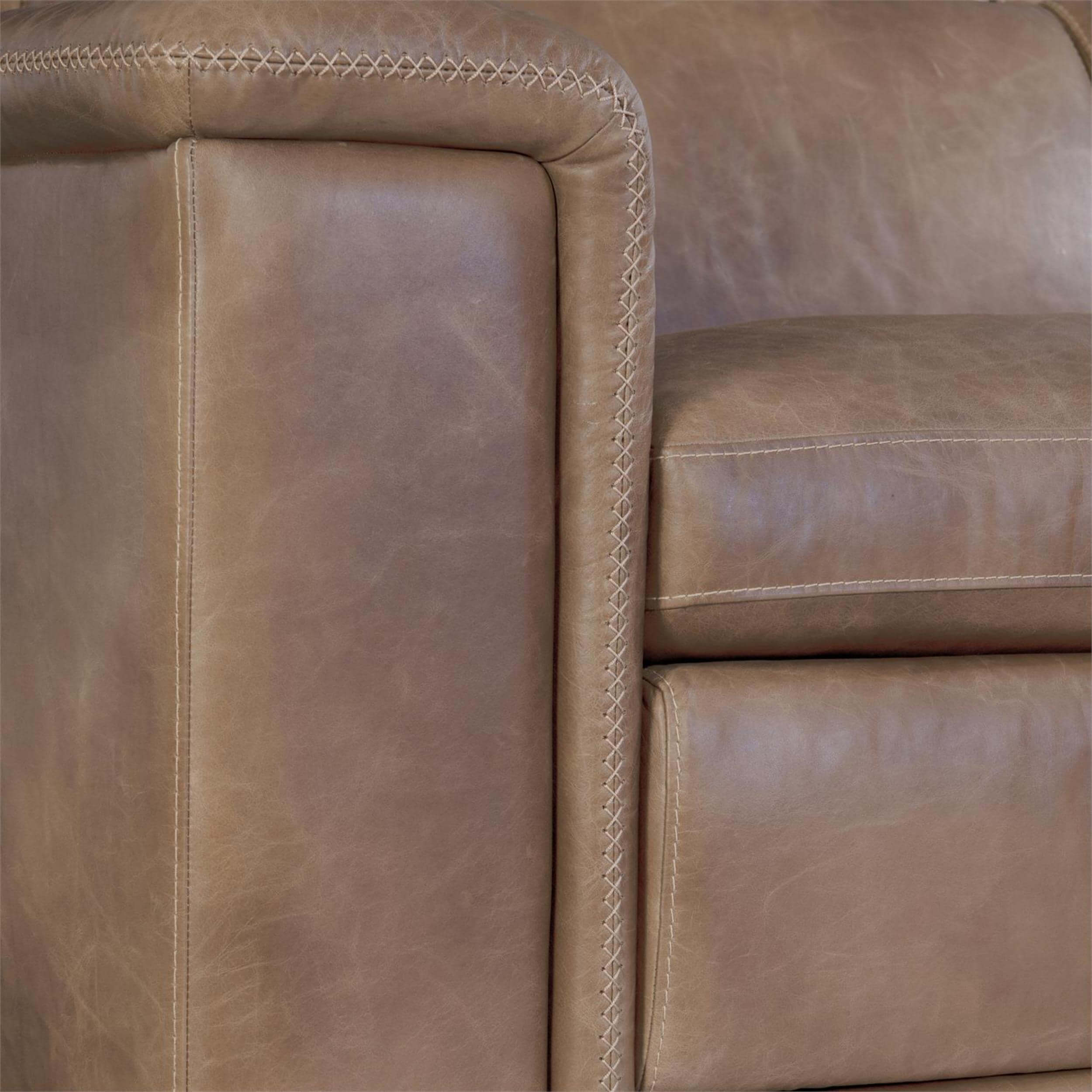 Lioni 4 Piece Leather Power Motion Sectional, 341-022 - Image 5