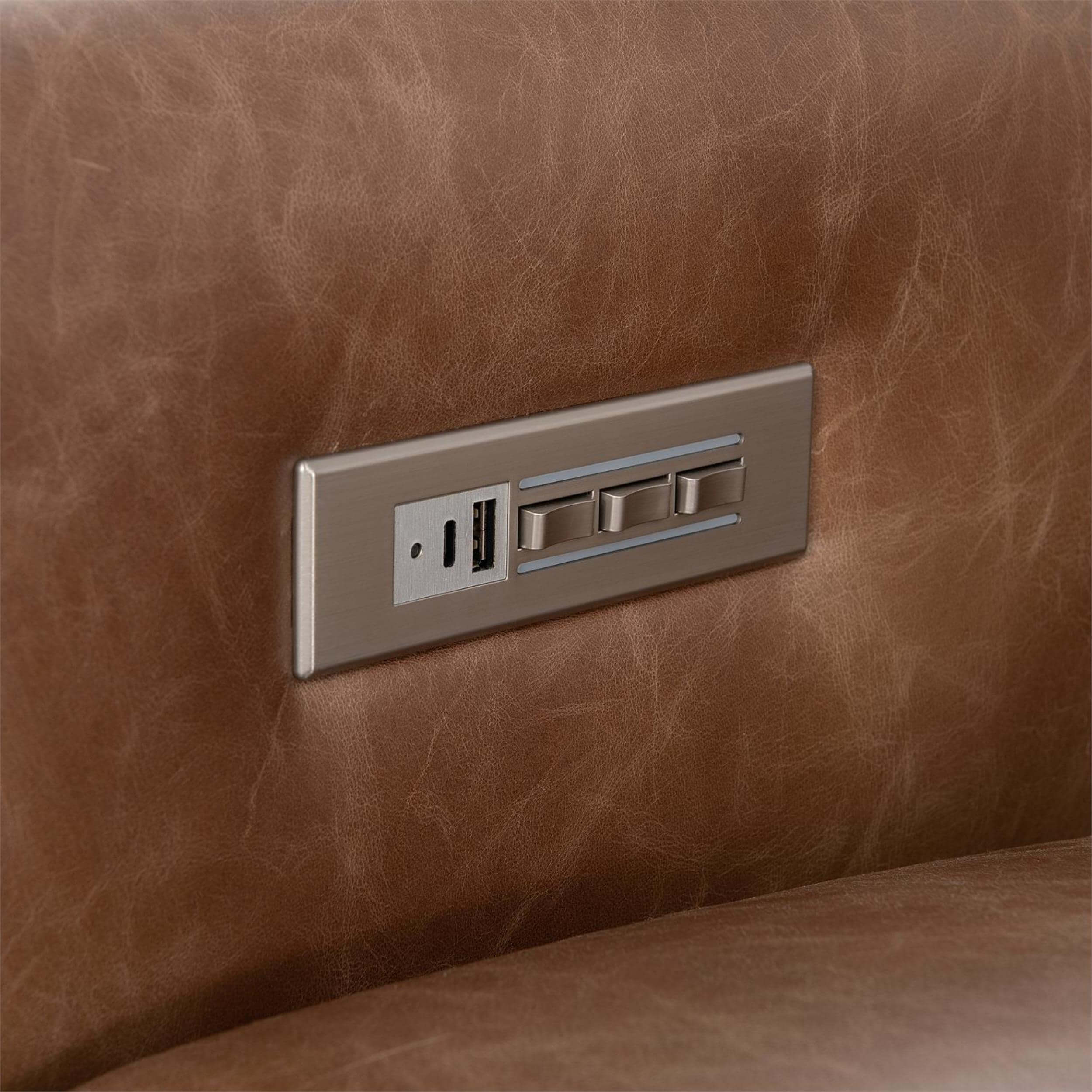 Lioni Leather Power Motion Chair, 341-022 - Image 7