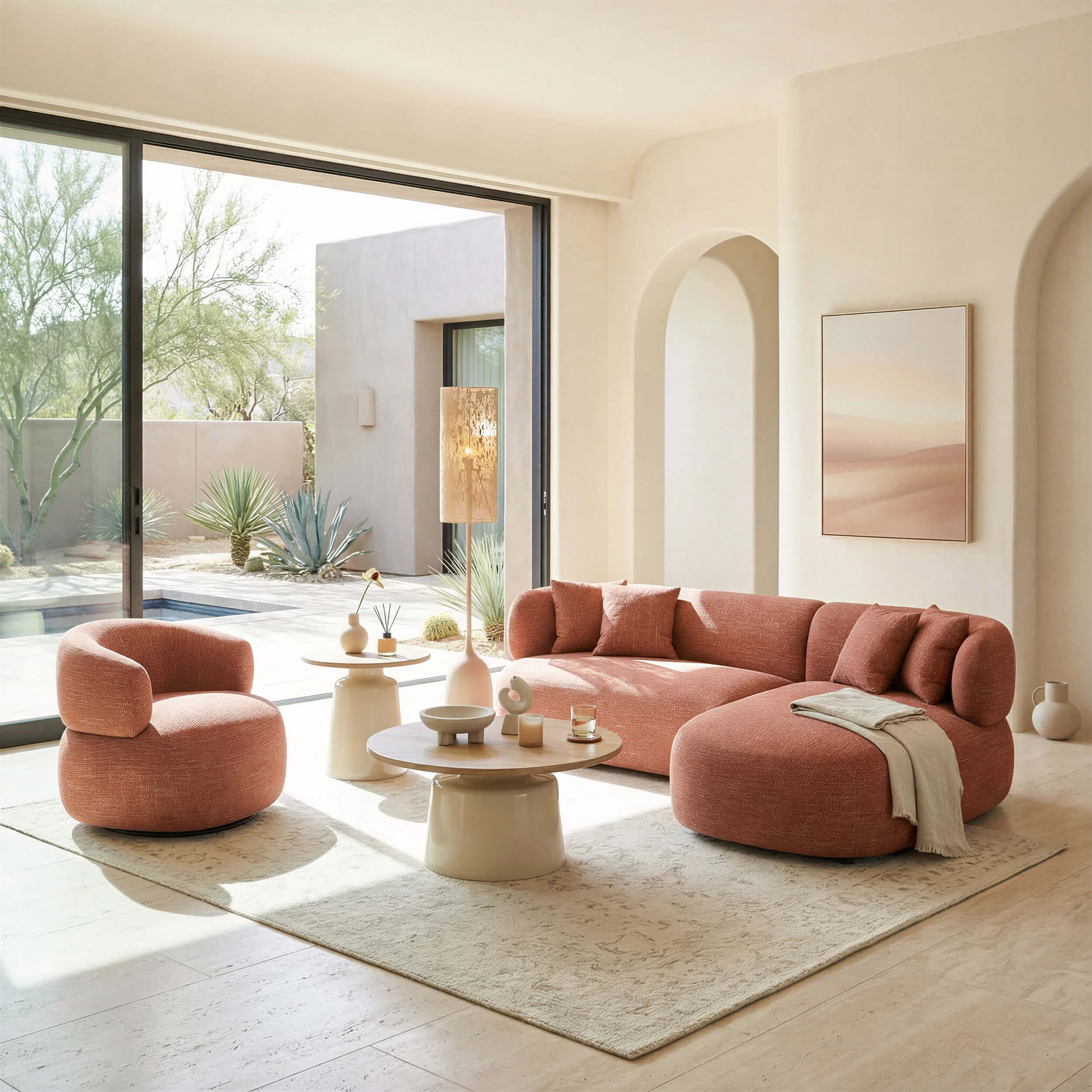 Lireen Coffee Table Set, Natural - Image 6