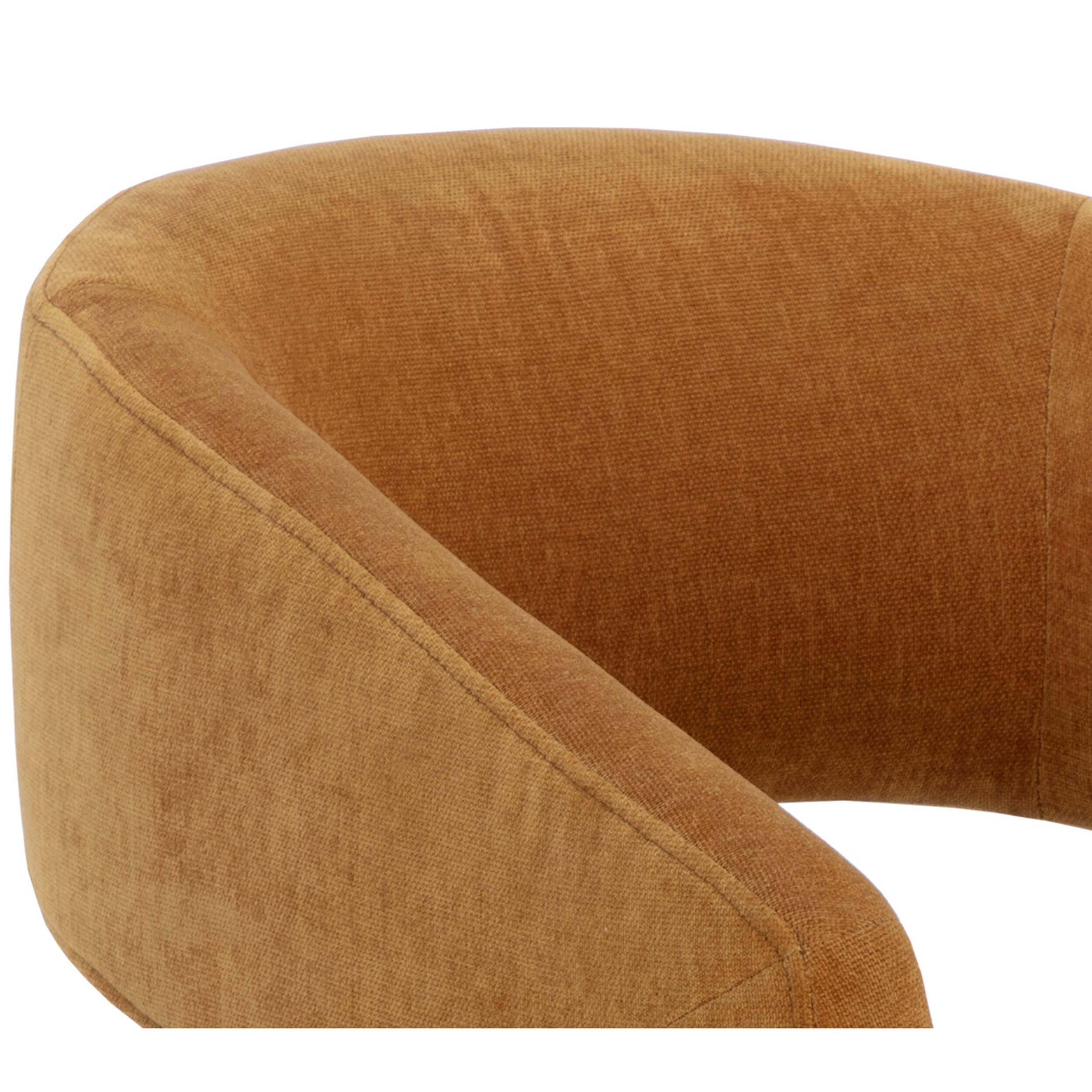 Lloret Wheeled Dining Chair, Danny Amber, Set of 2 - Image 6