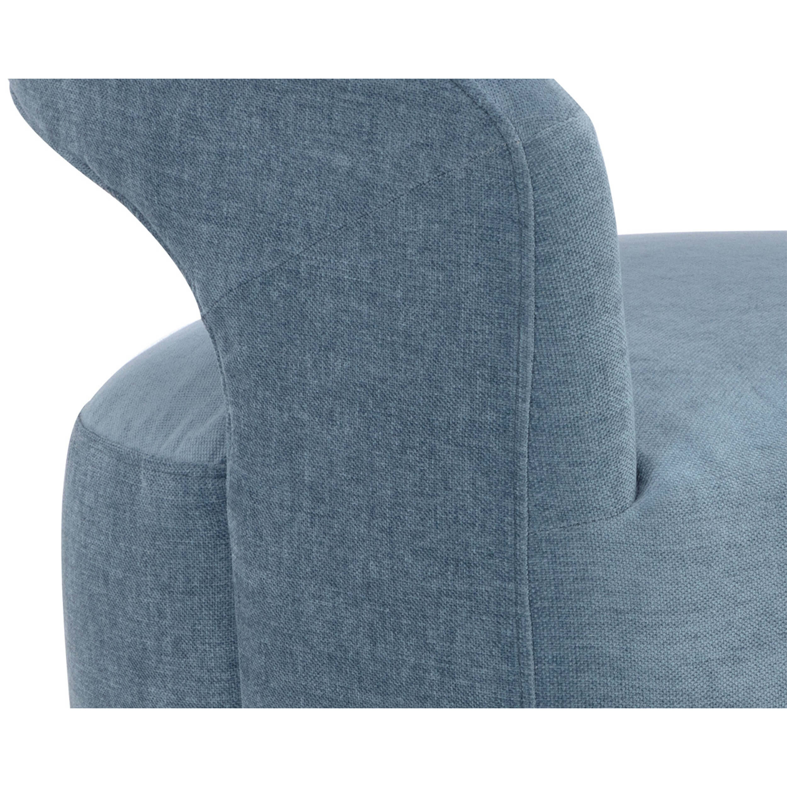 Lloret Wheeled Dining Chair, Danny Iceberg, Set of 2 - Image 5