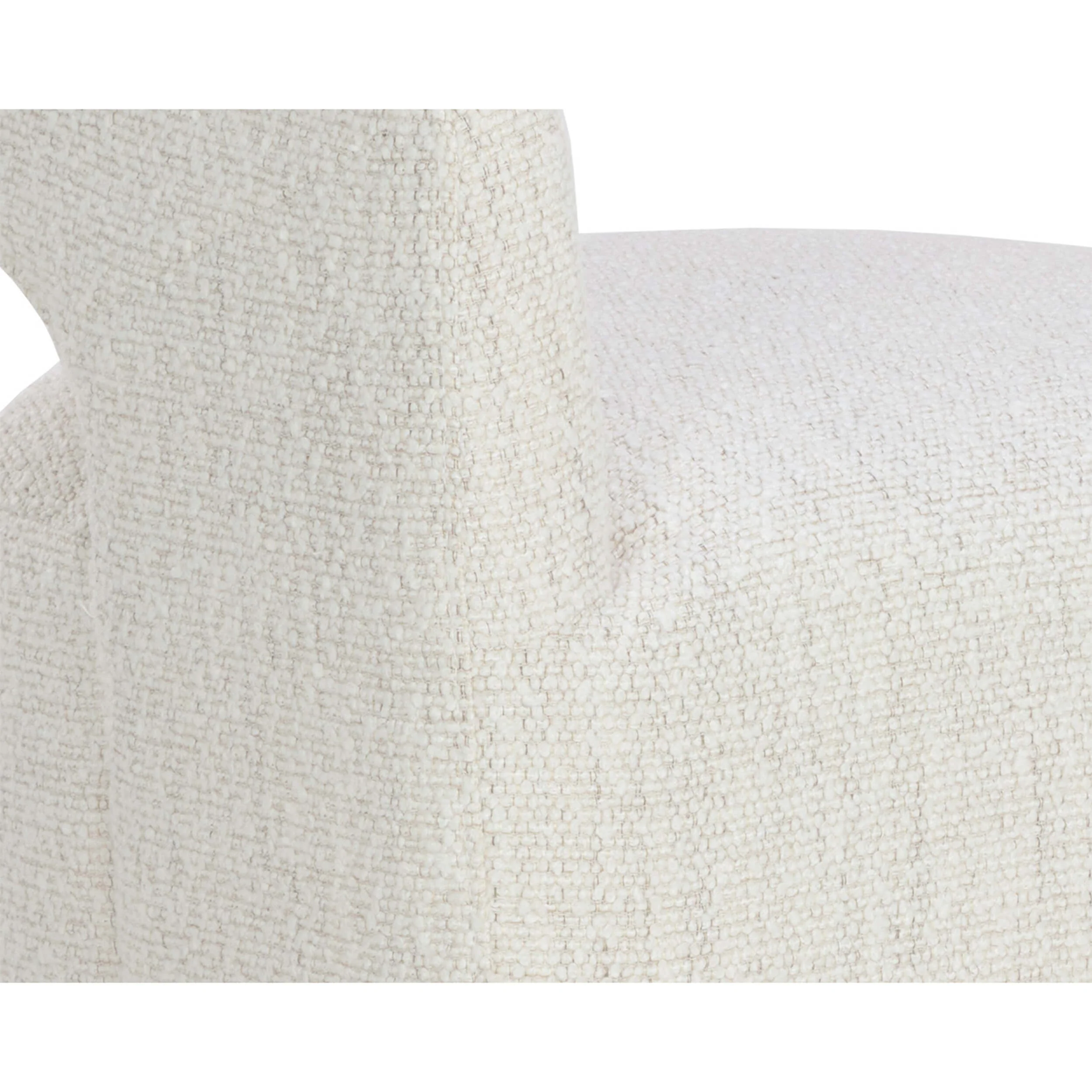 Lloret Wheeled Dining Chair, Merino Pearl, Set of 2 - Image 6