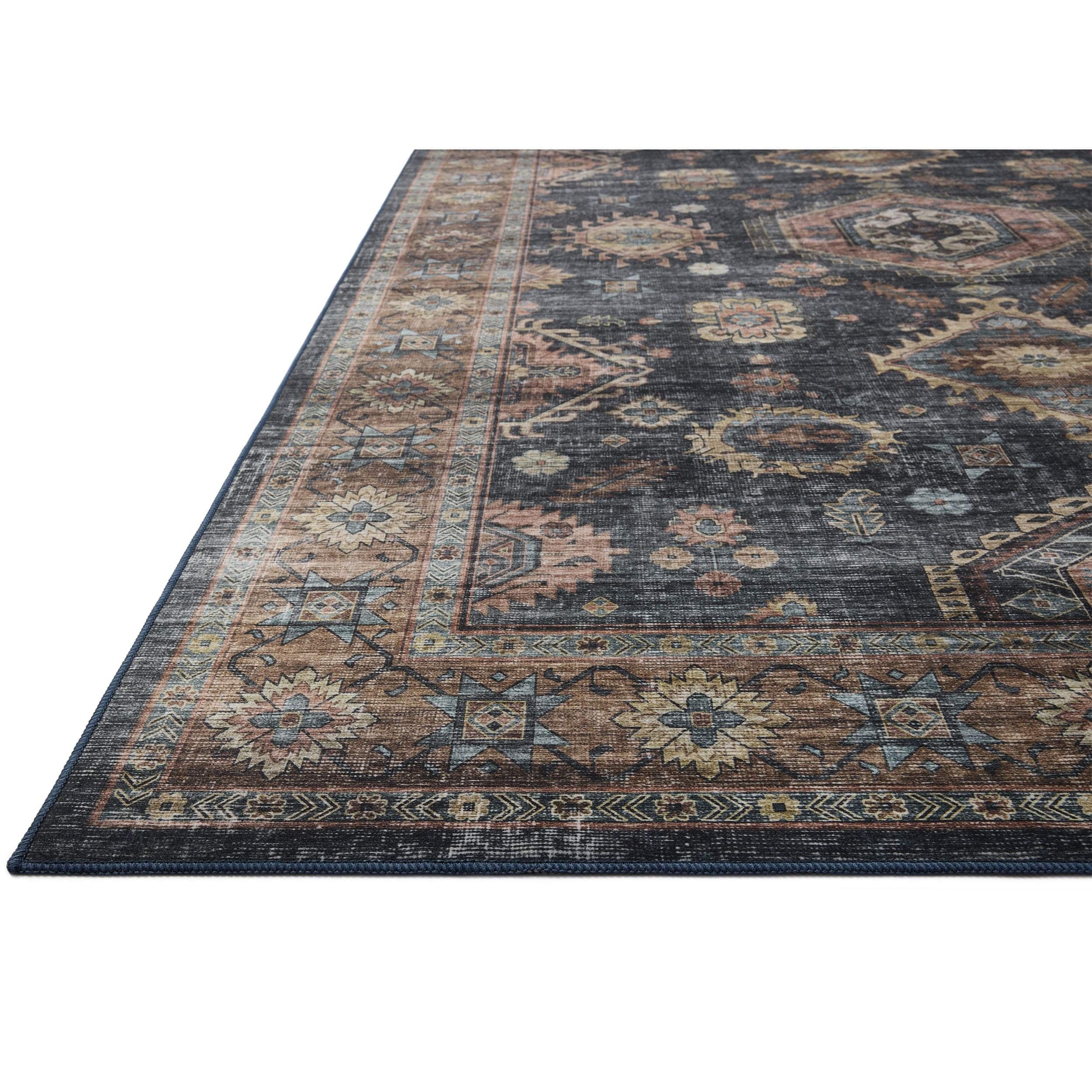 Loloi Rug Anniston ANS-03, Denim/Sunset - Image 2