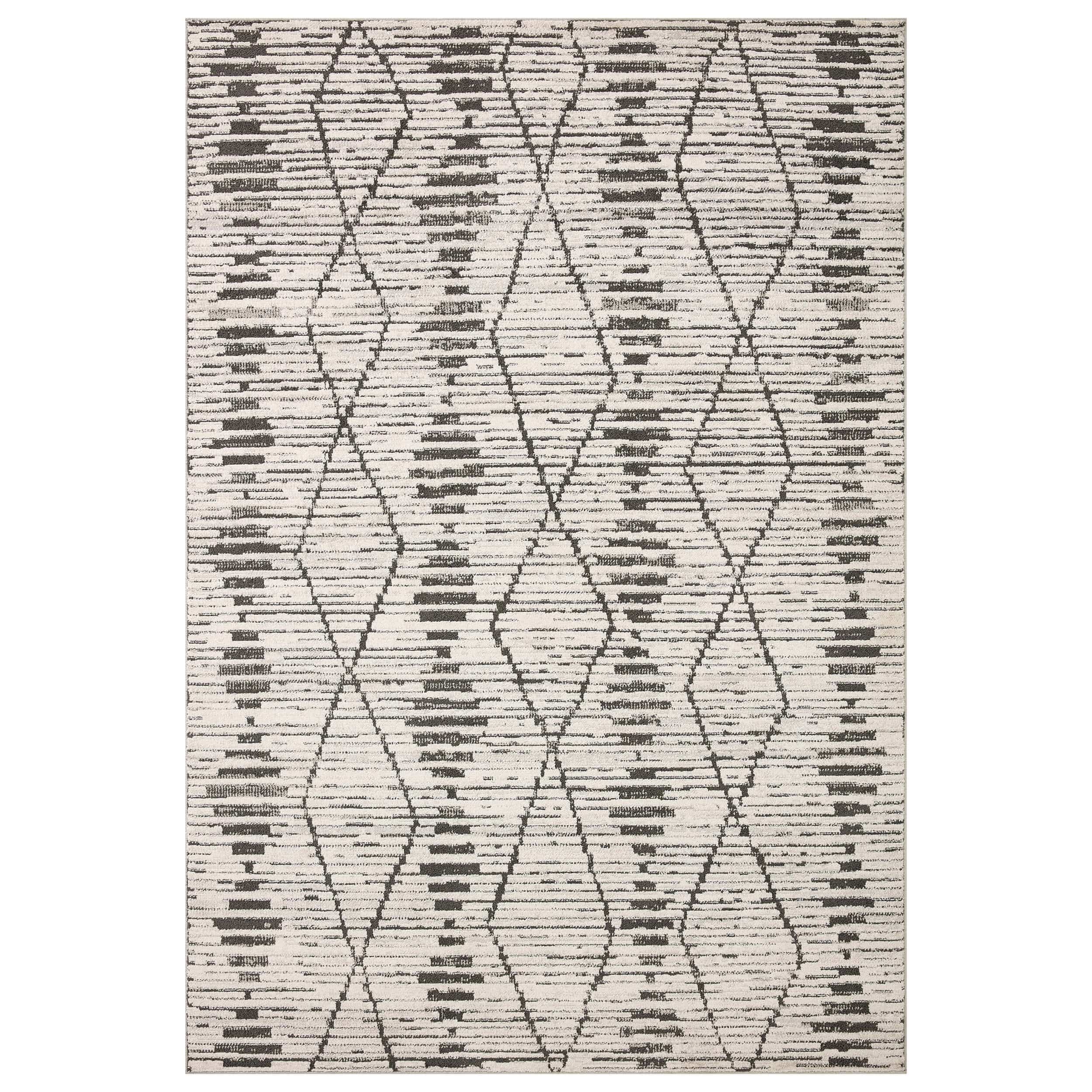 Loloi Rug Kamala KAM-02, Charcoal/Dove