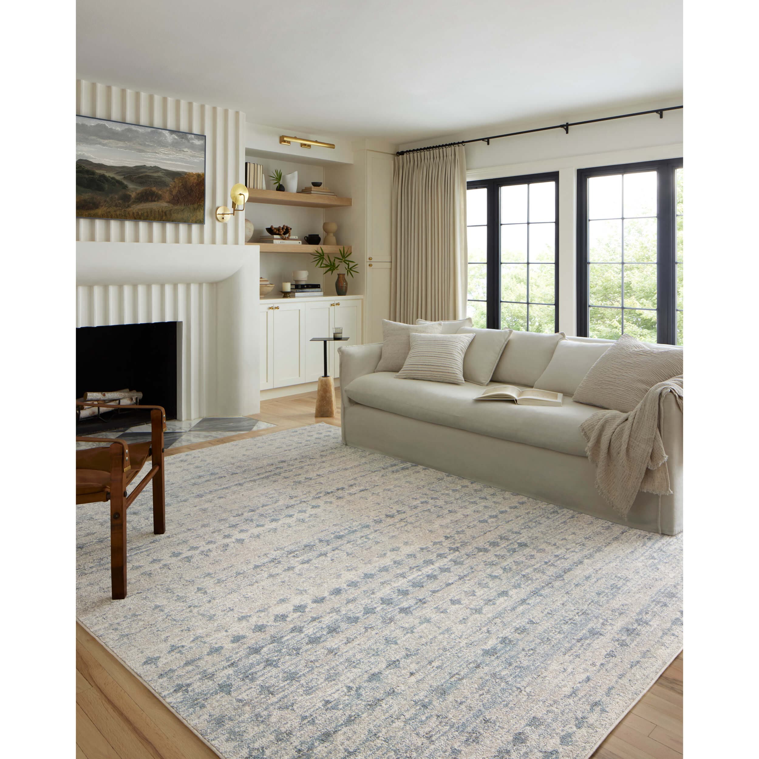 Loloi Rug Kamala KAM-04, Sky/Dove - Image 6
