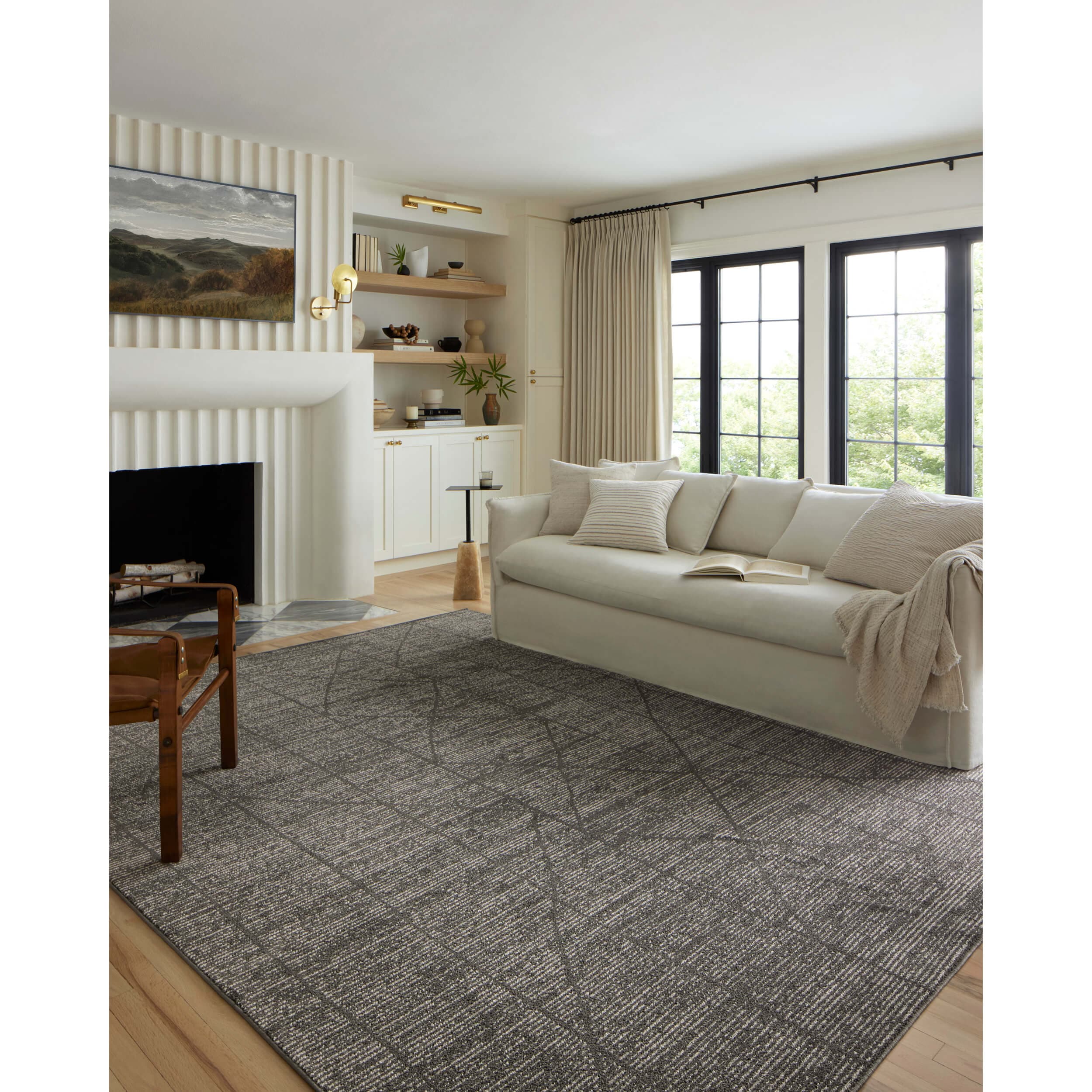 Loloi Rug Kamala KAM-06, Charcoal/Ivory - Image 6