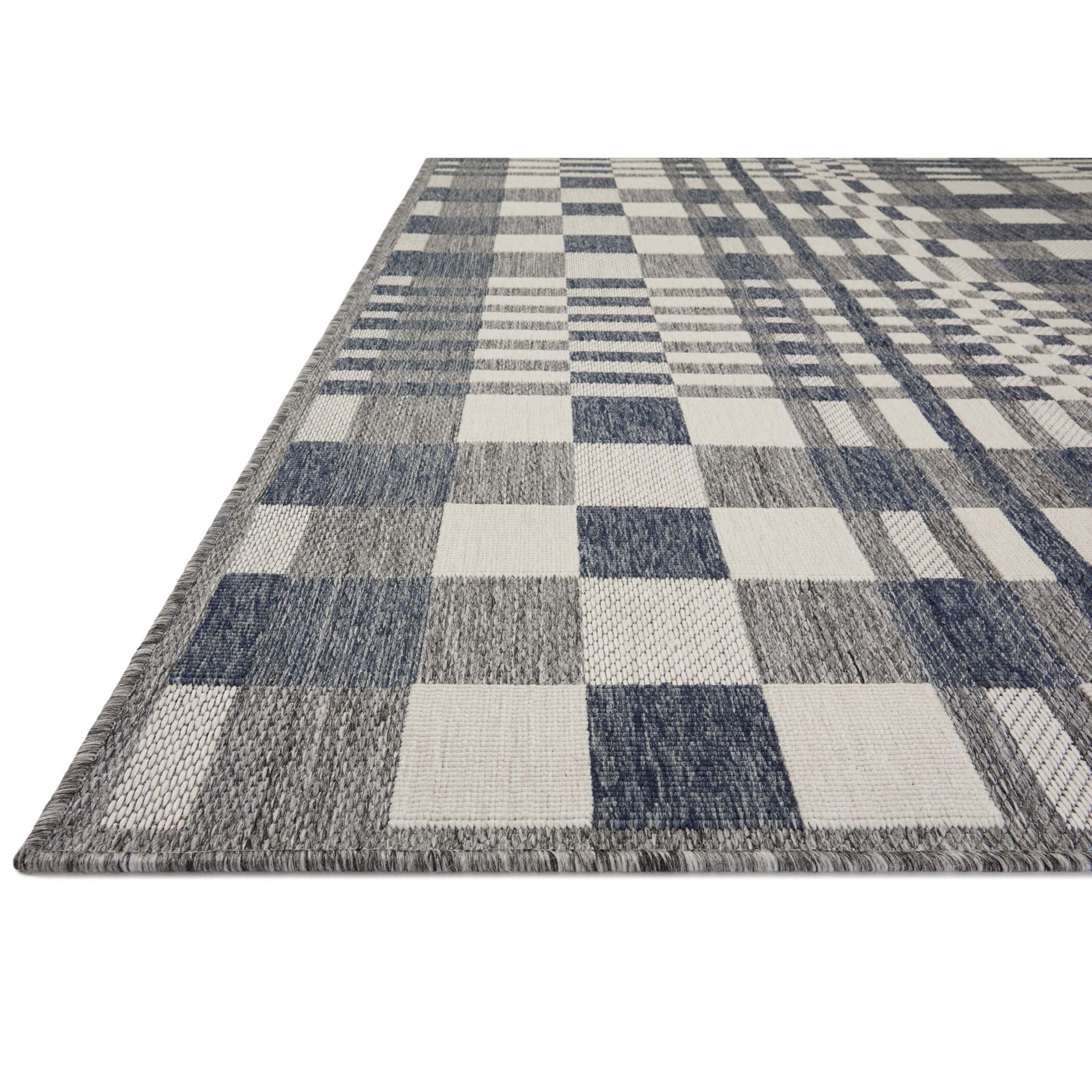Loloi Rug Rainier RAI-04, Ivory/Denim - Image 2