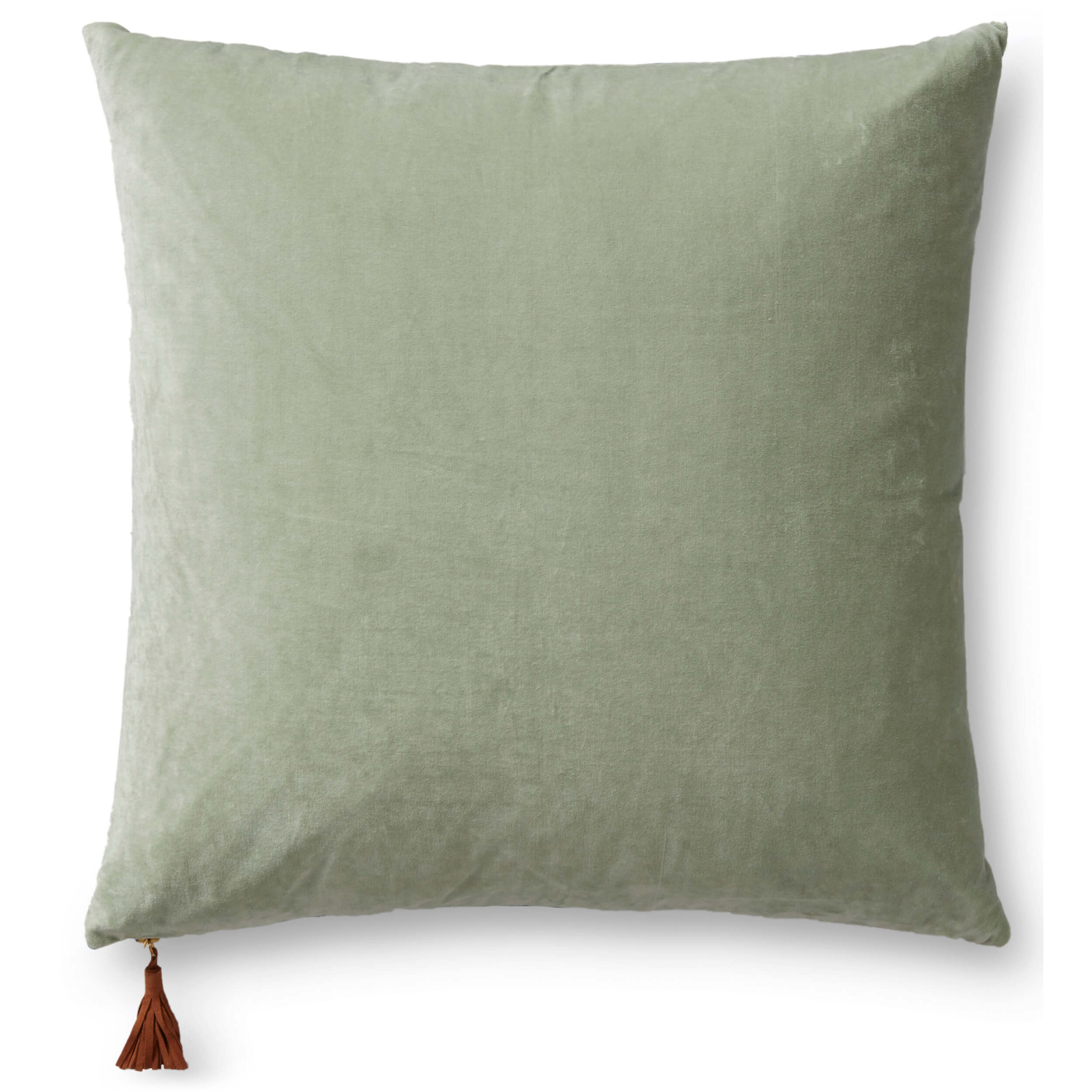 Magnolia Home by Joanna Gaines x Loloi Light Green/Blue Pillow