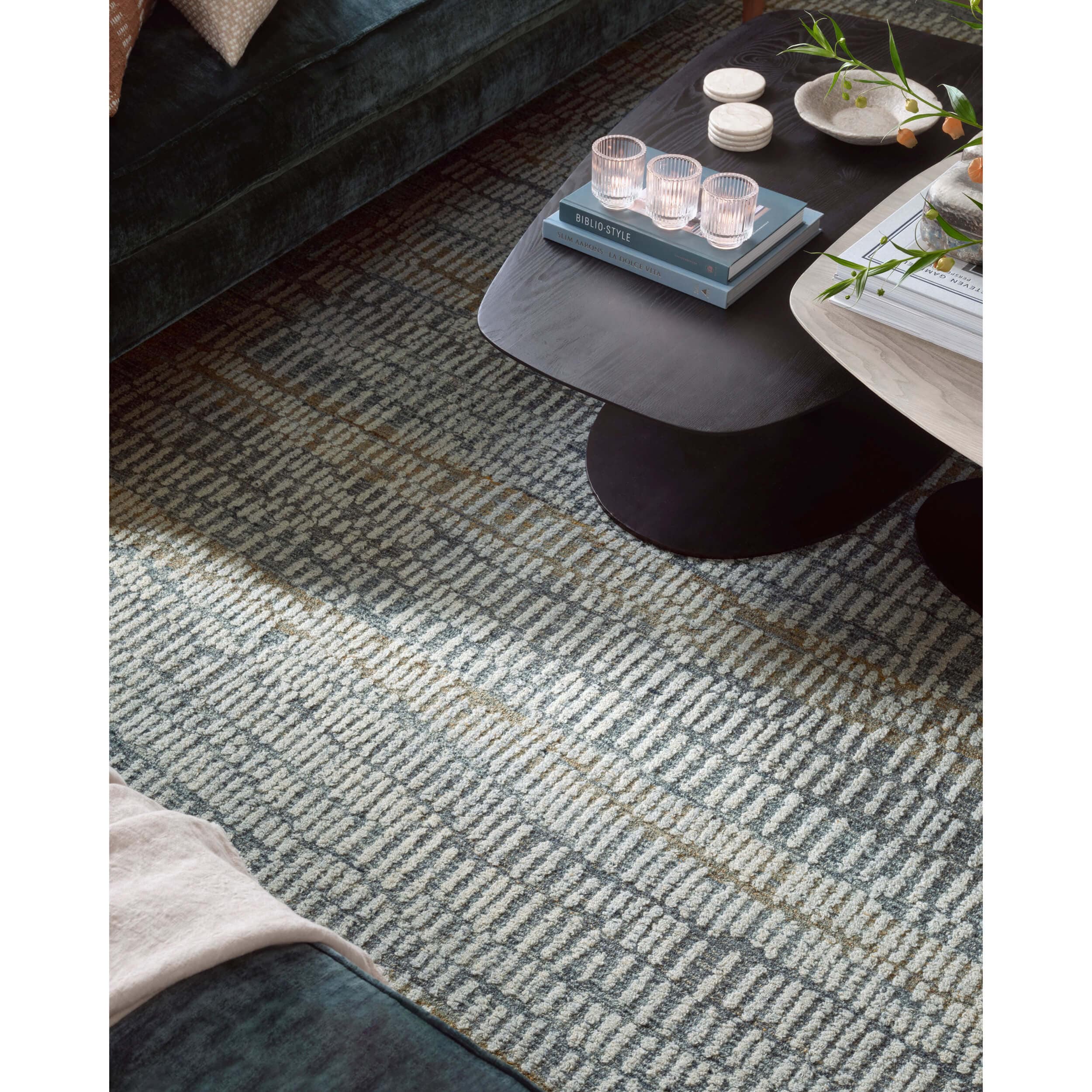 Loloi Rug Elias ELA-02, Ocean/Oatmeal - Image 4