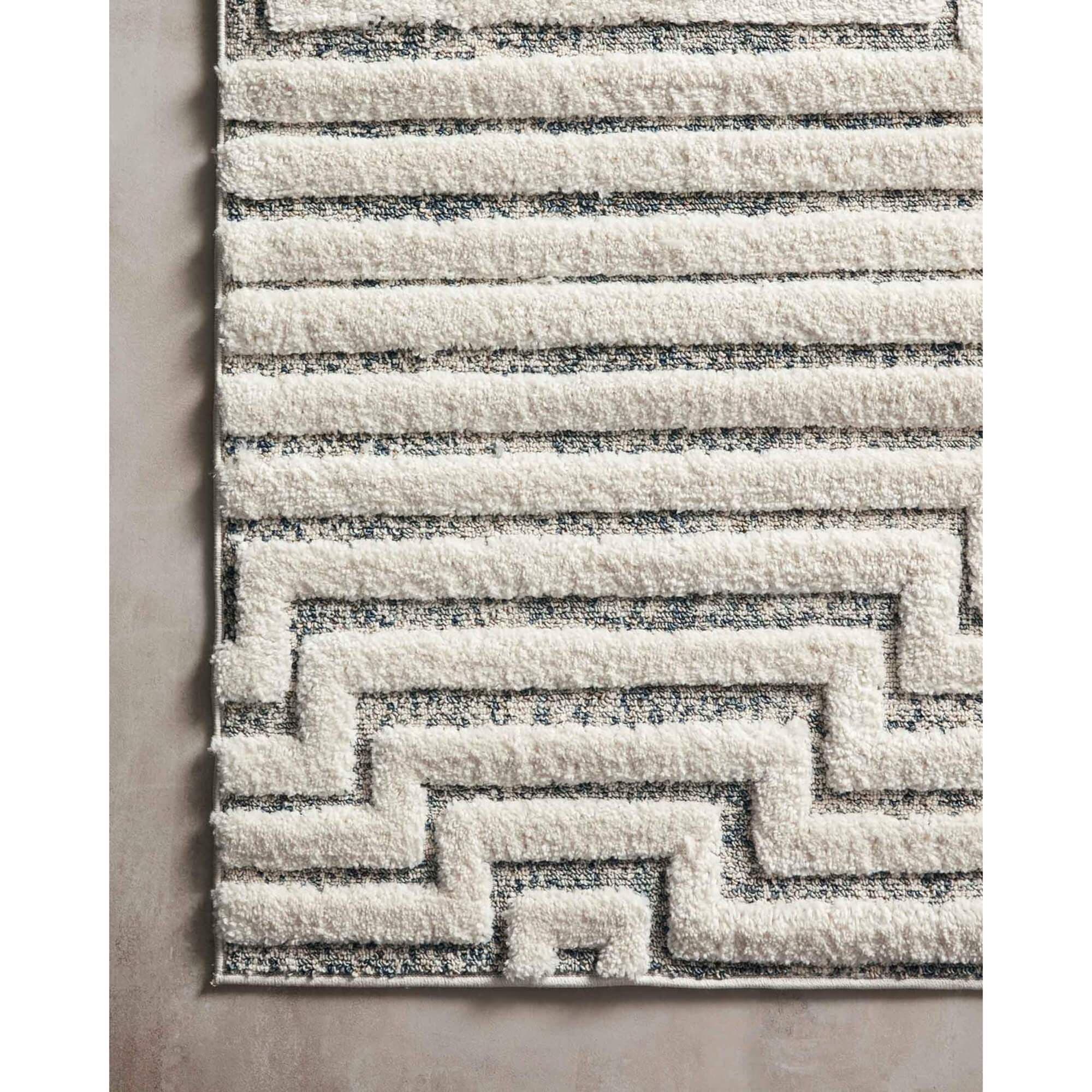 Loloi Rug Hagen HAG-03, White/Sky - Image 3