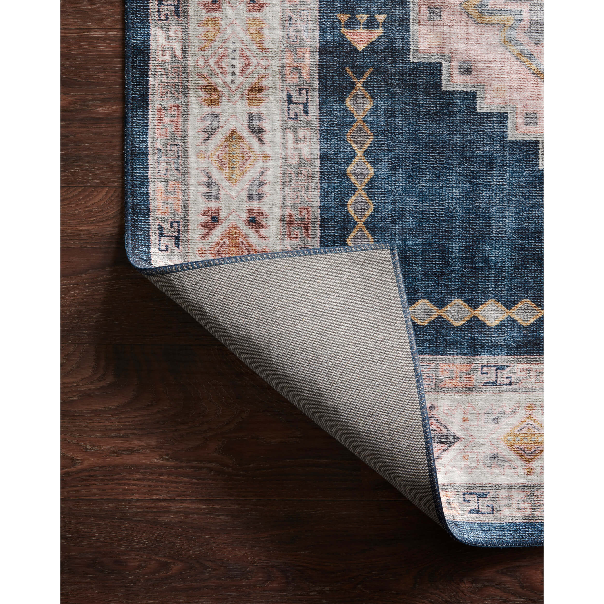 Loloi Rug Heidi HEI-03, Denim/Blush - Image 4