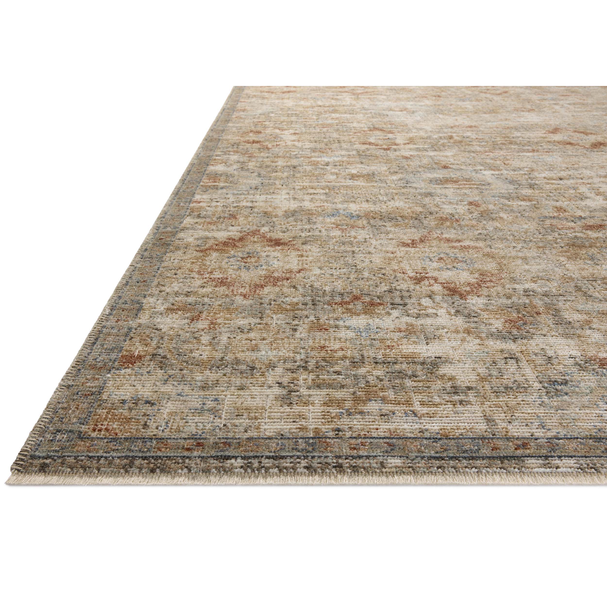 Loloi Rug Heritage HER-10, Grey/Sunset - Image 2