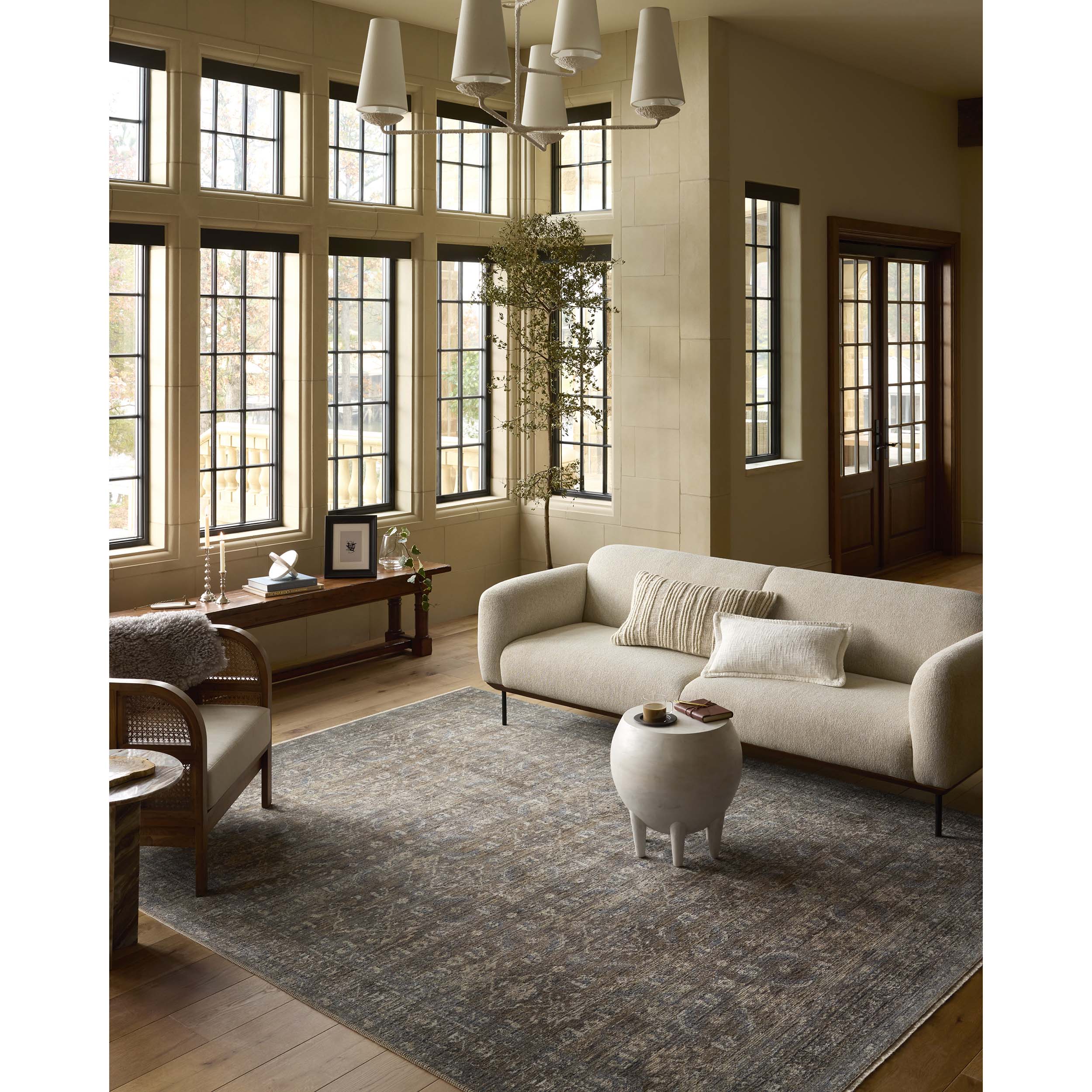 Loloi Rug Heritage HER-14, Lagoon/Tobacco - Image 6