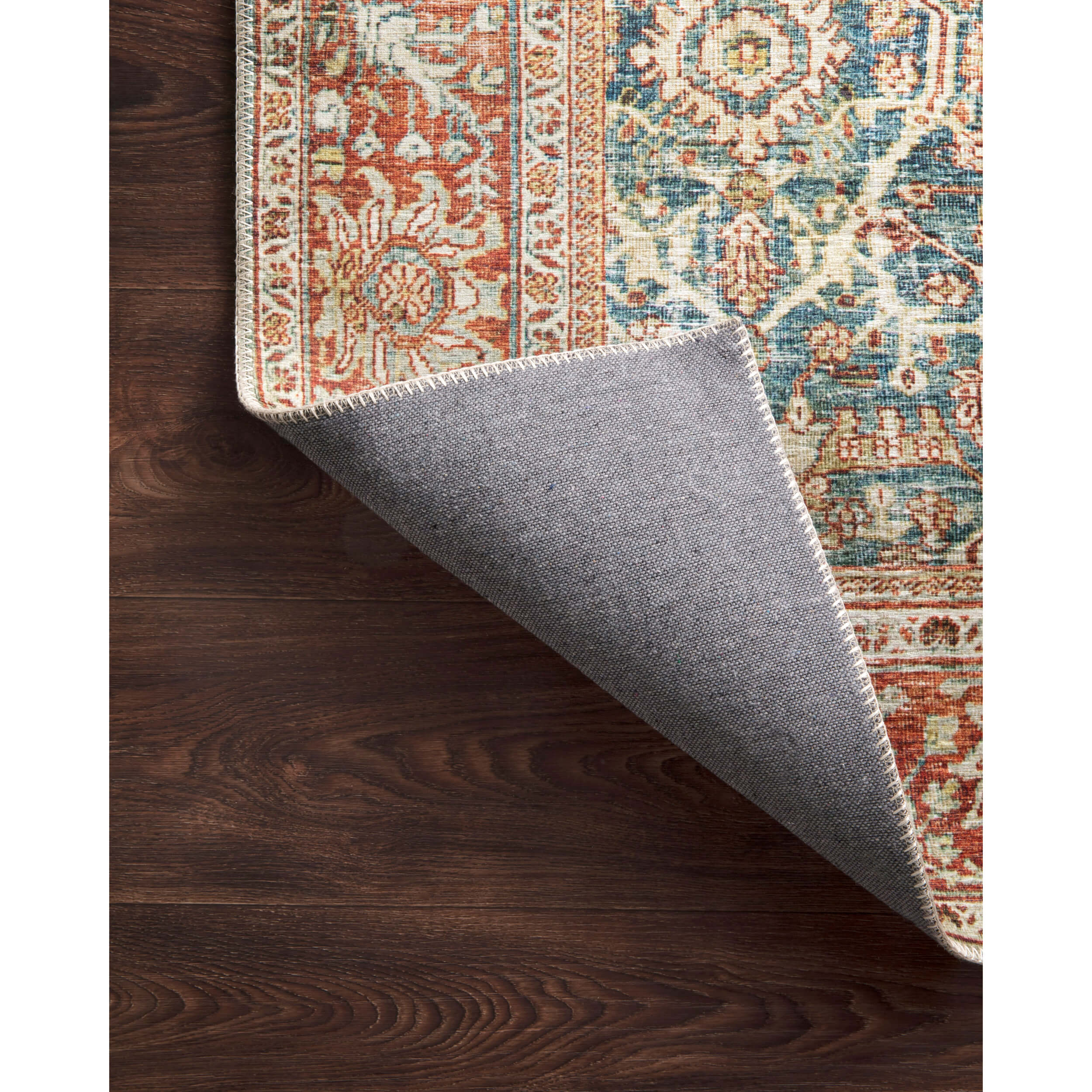 Loloi Rug Layla LAY-04, Ocean/Rust - Image 4