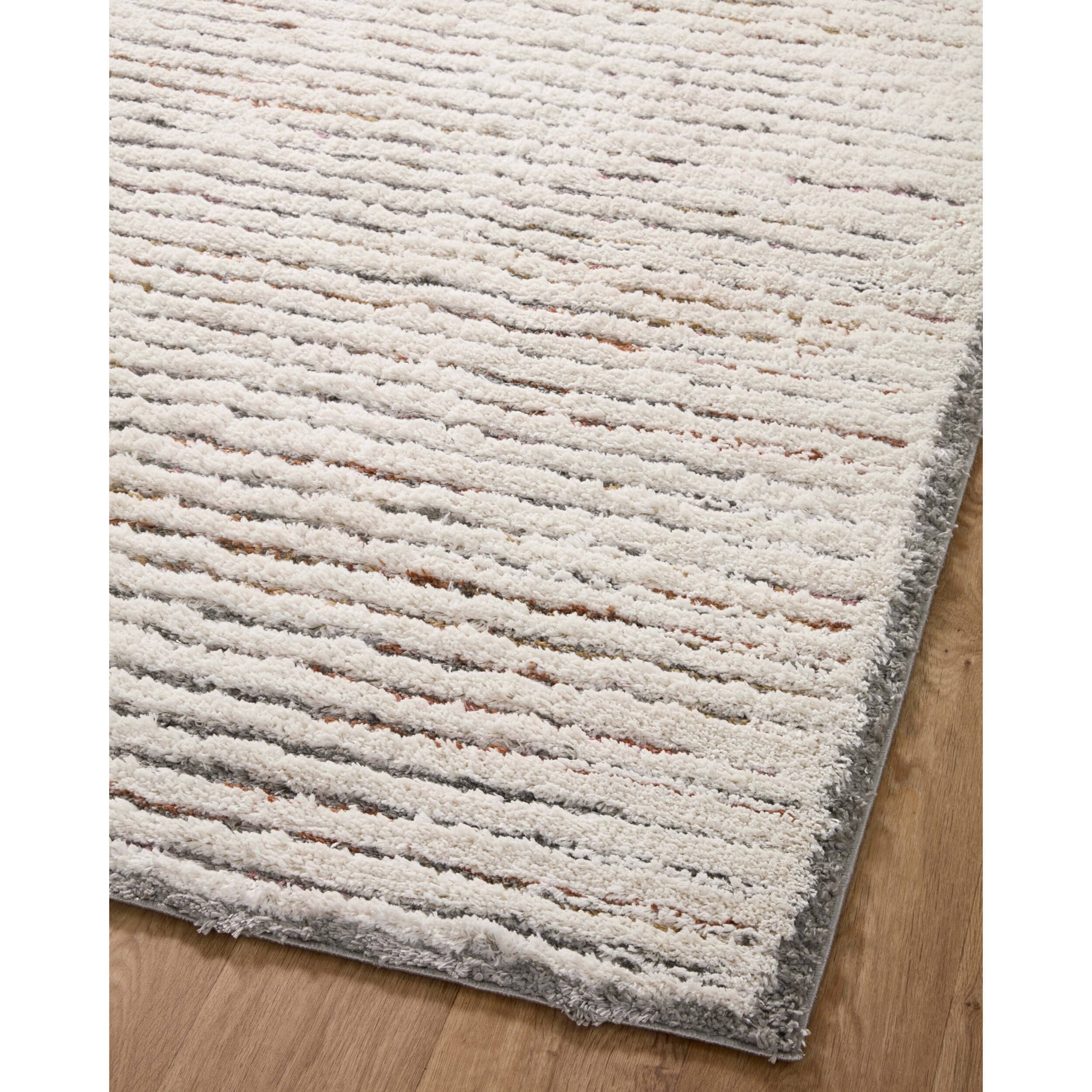 Loloi Rug Levitt Shag LEV-01, Ivory/Multi - Image 4