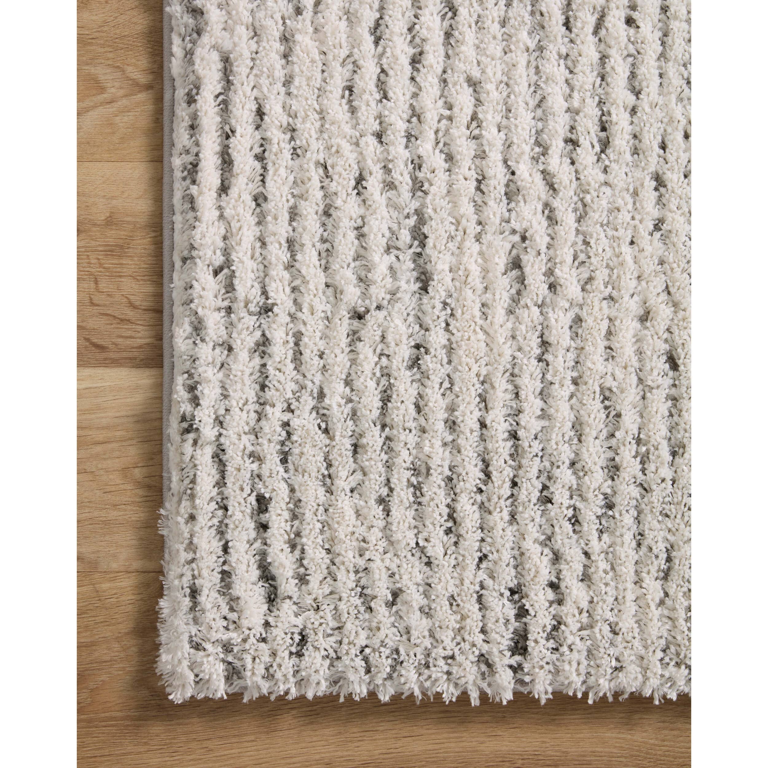 Loloi Rug Levitt Shag LEV-02, Ivory/Grey - Image 3