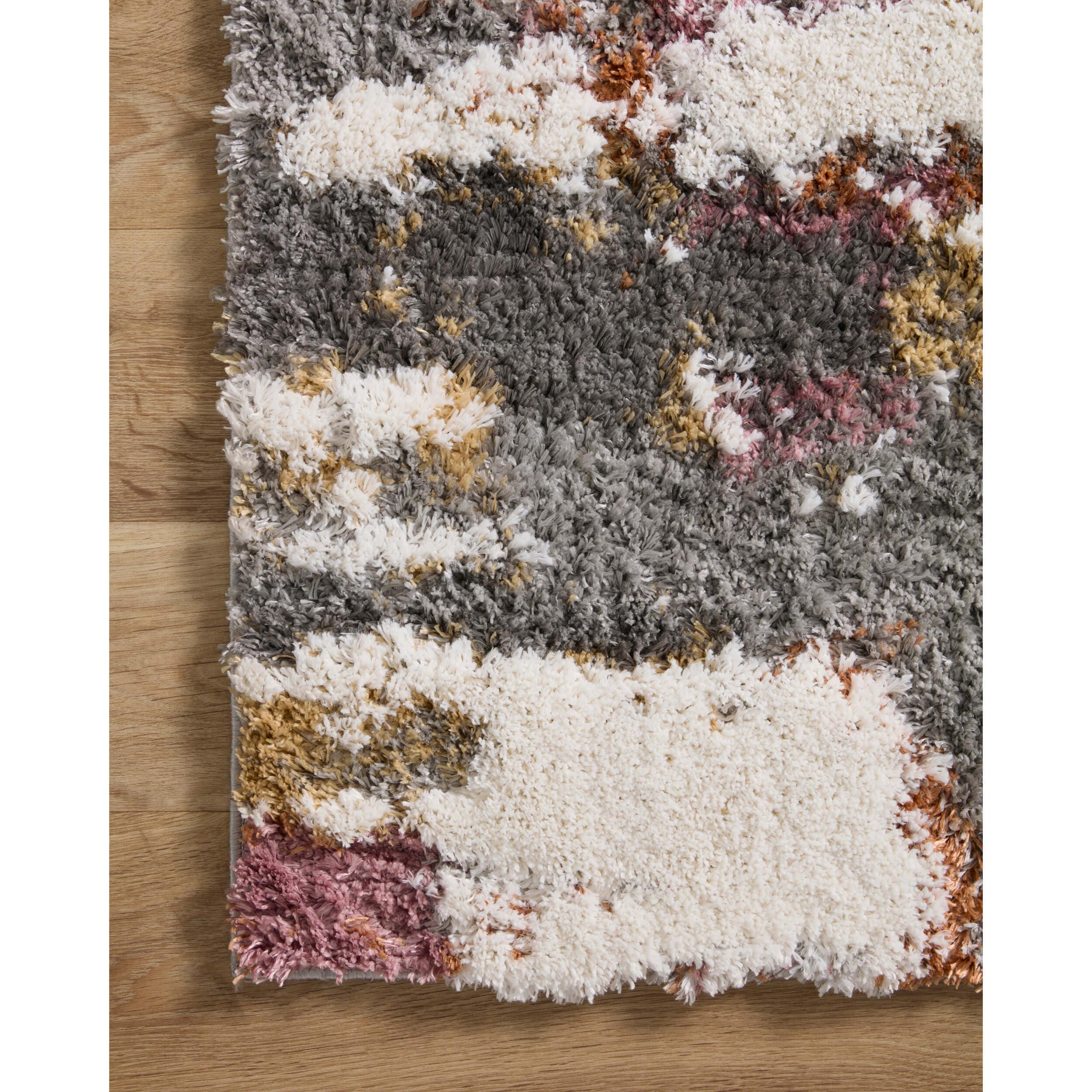 Loloi Rug Levitt Shag LEV-04, Grey/Multi - Image 3