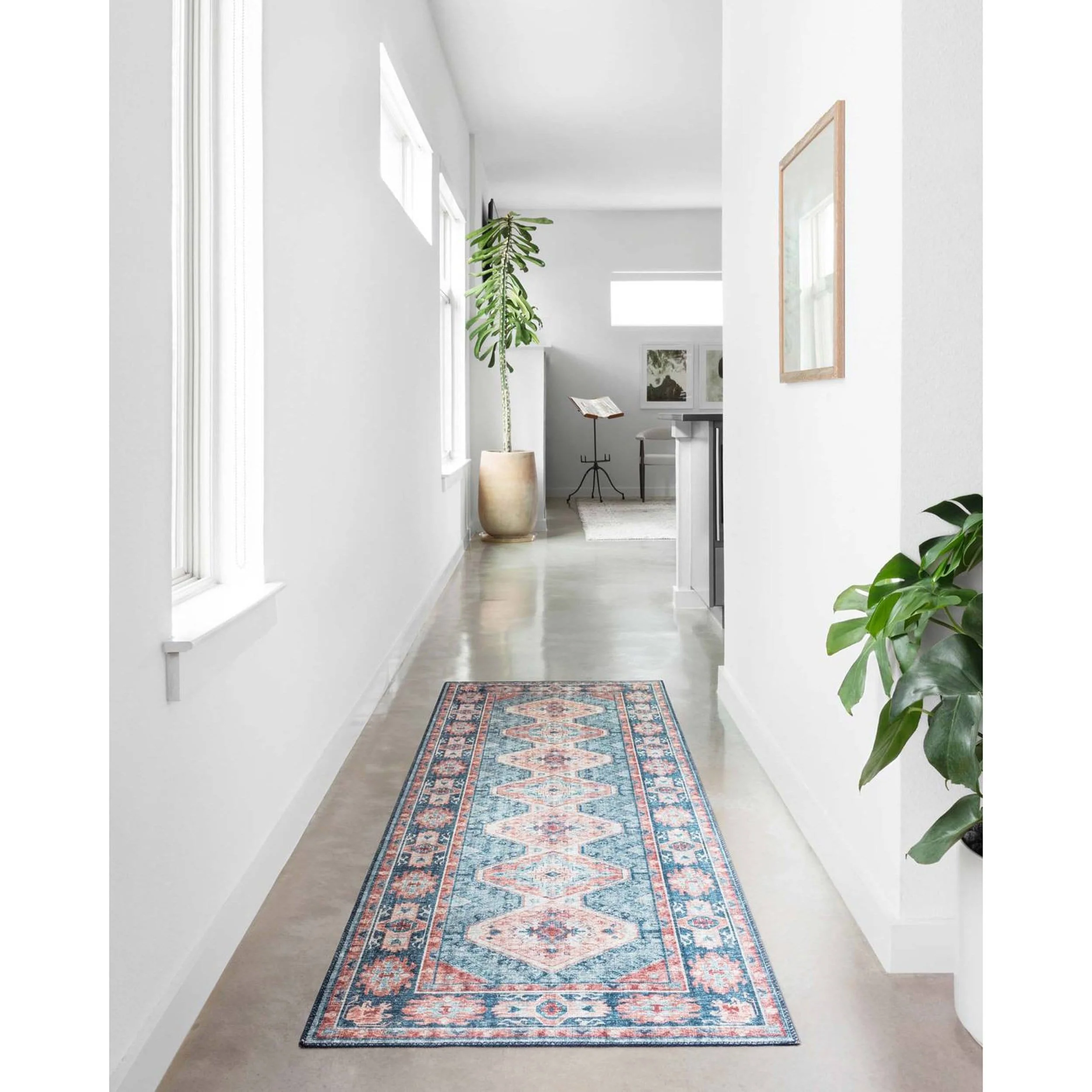 Loloi Rug Skye SKY-03, Turquoise/Terracotta - Image 6