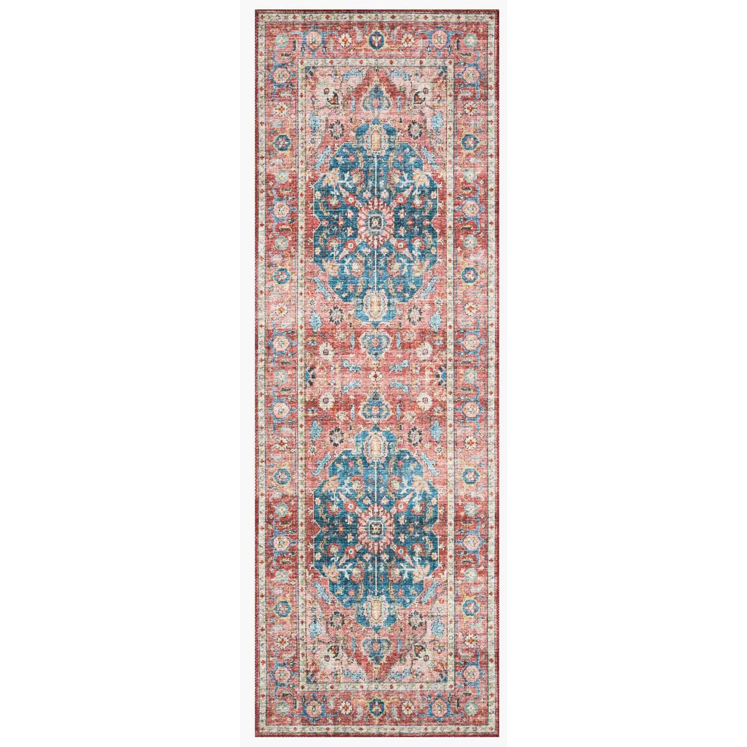 Loloi Rug Skye SKY-05, Brick/Ocean - Image 3