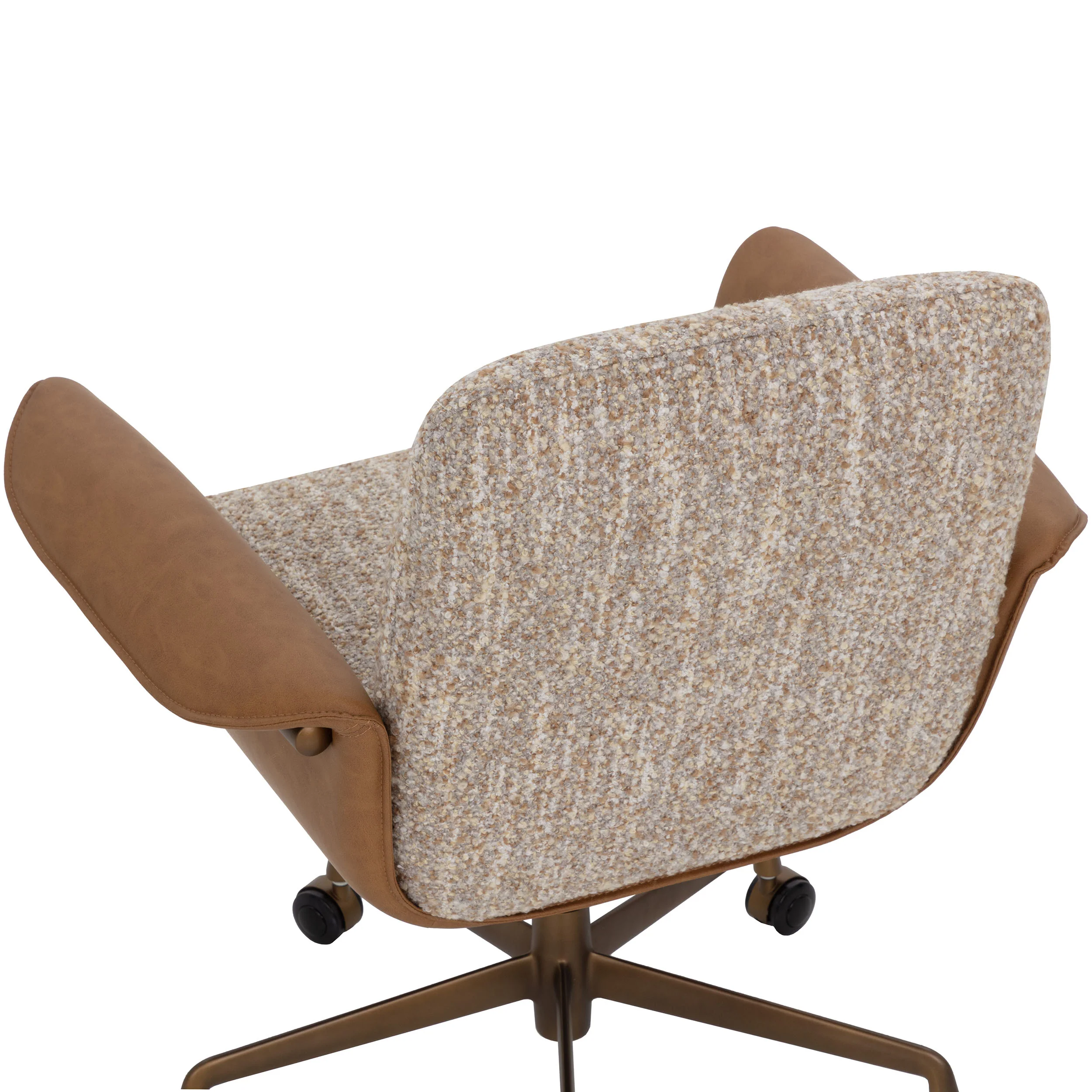 Lomax Office Chair, Miliken Cognac - Image 5