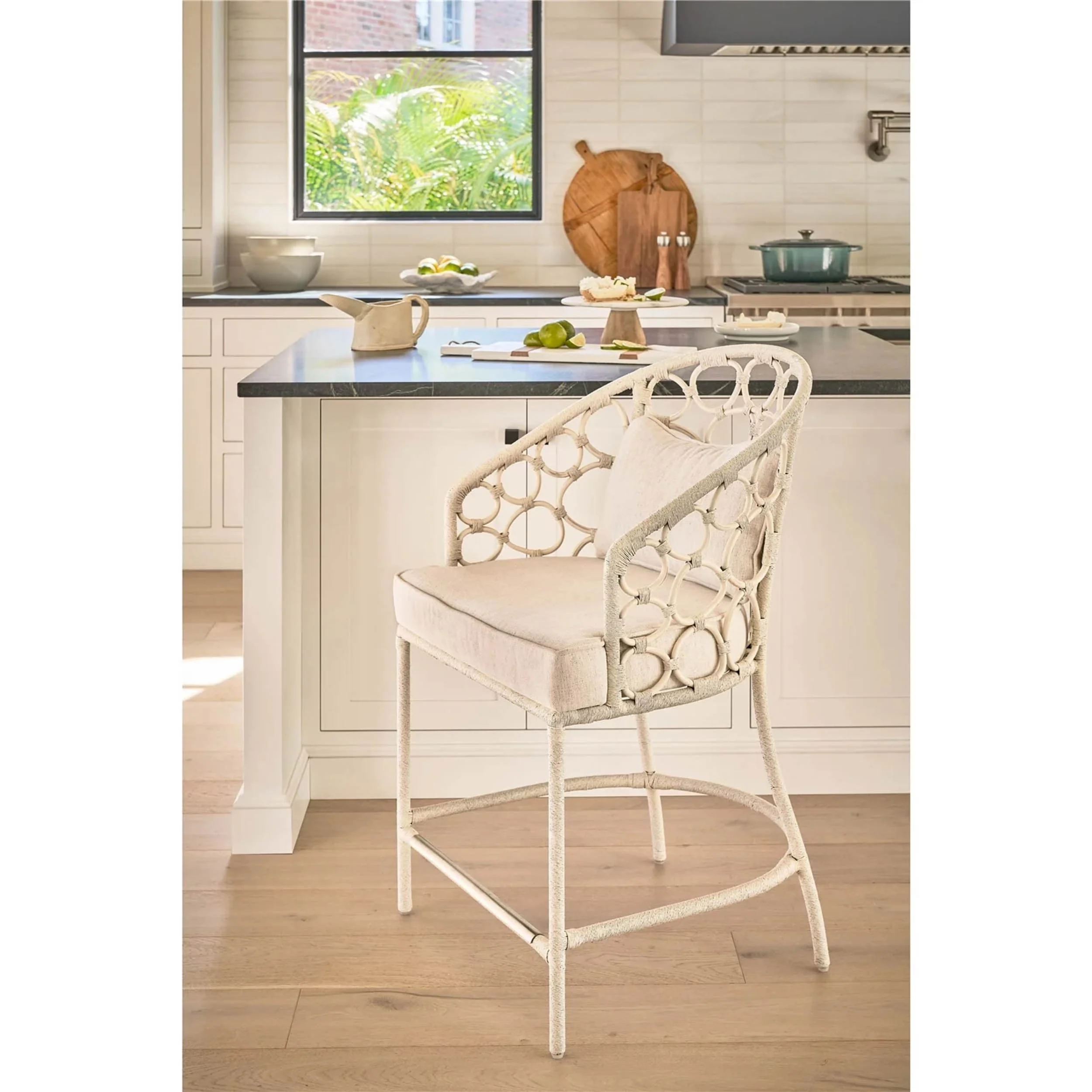 Pebble Counter Chair, Sea Salt - Image 4