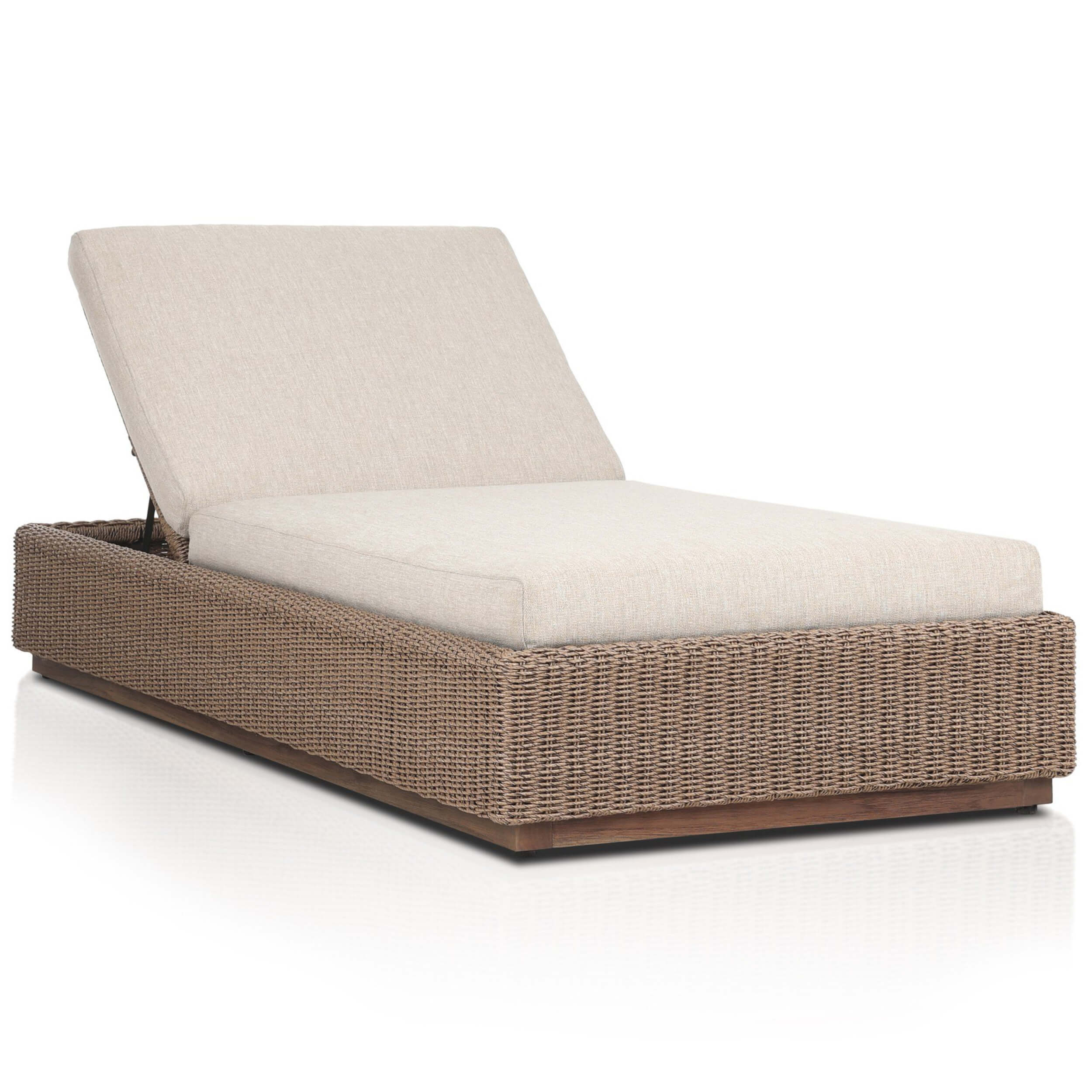 Lorelei Outdoor Chaise, Alessi Buff by Four Hands