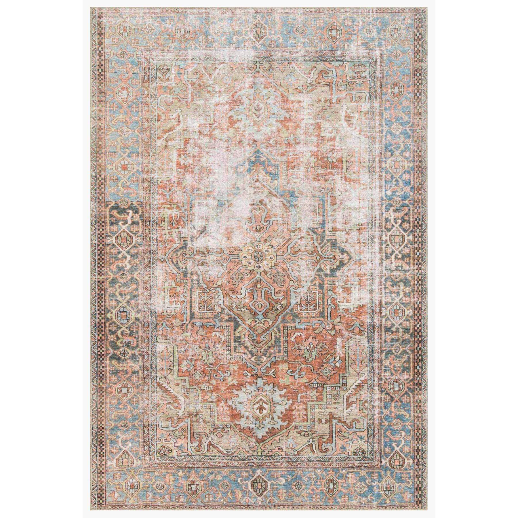 Loloi Rug Loren LQ-15 Terracotta/Sky