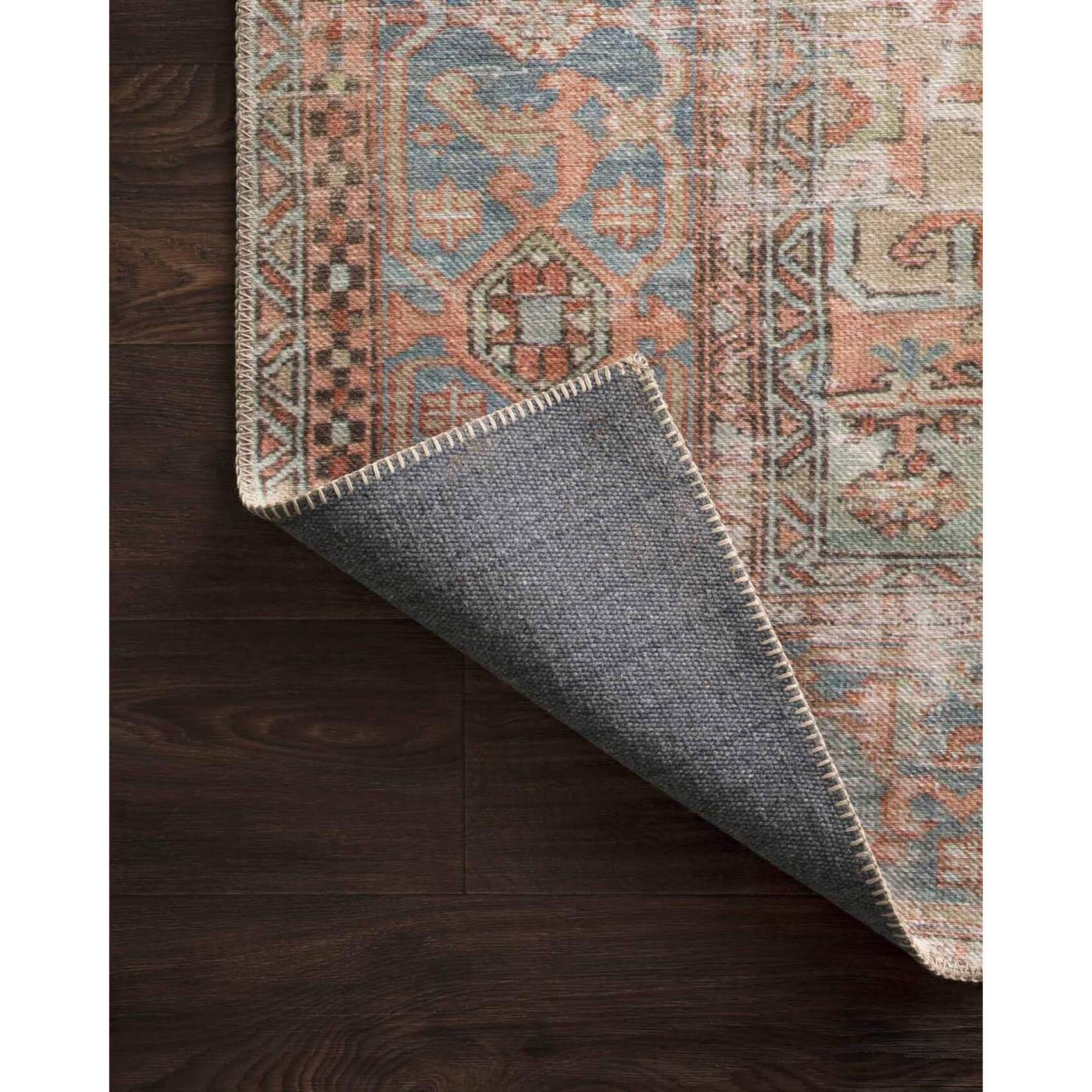Loloi Rug Loren LQ-15 Terracotta/Sky - Image 3
