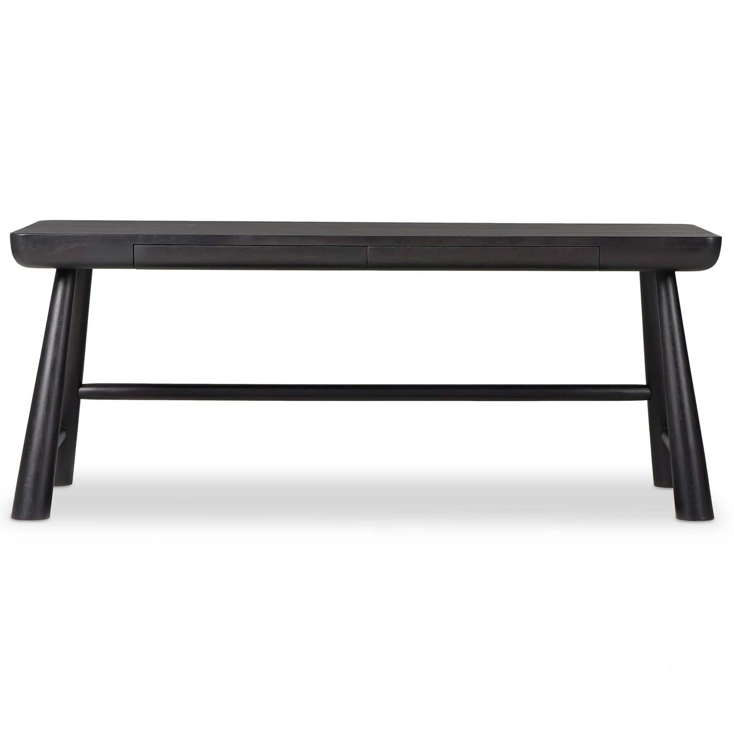 Lorik Desk, Worn Black by Four Hands - Image 2